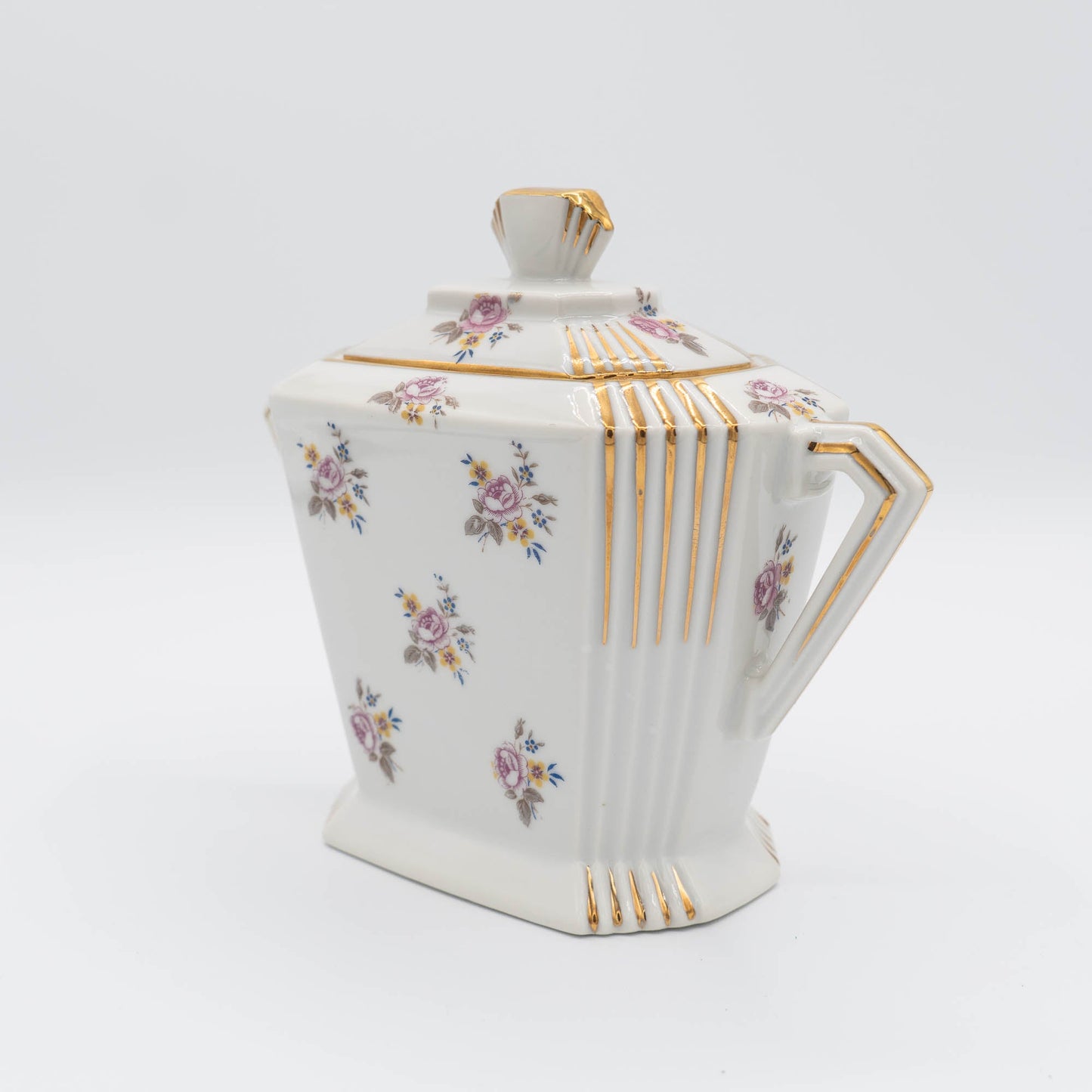 Antique Art Deco Sugar Bowl - Limoges - c1910s - Sugar Bowl - The Vintage Tales