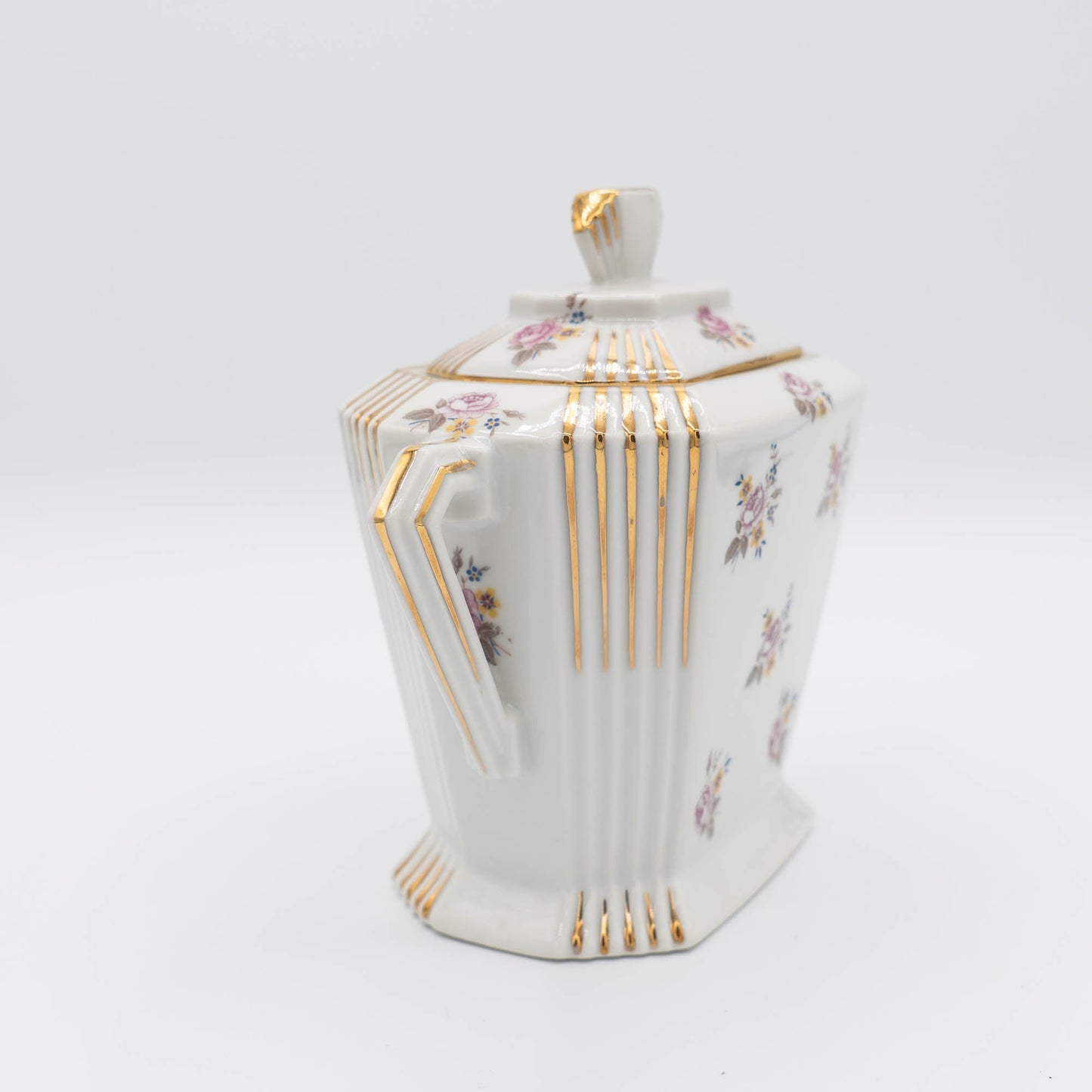 Antique Art Deco Sugar Bowl - Limoges - c1910s - Sugar Bowl - The Vintage Tales