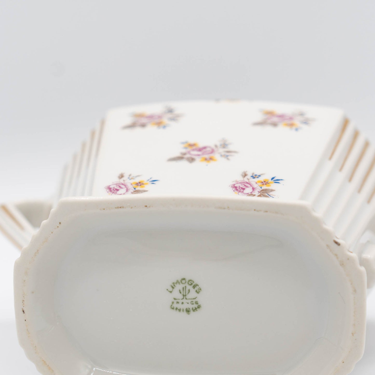 Antique Art Deco Sugar Bowl - Limoges - c1910s - Sugar Bowl - The Vintage Tales