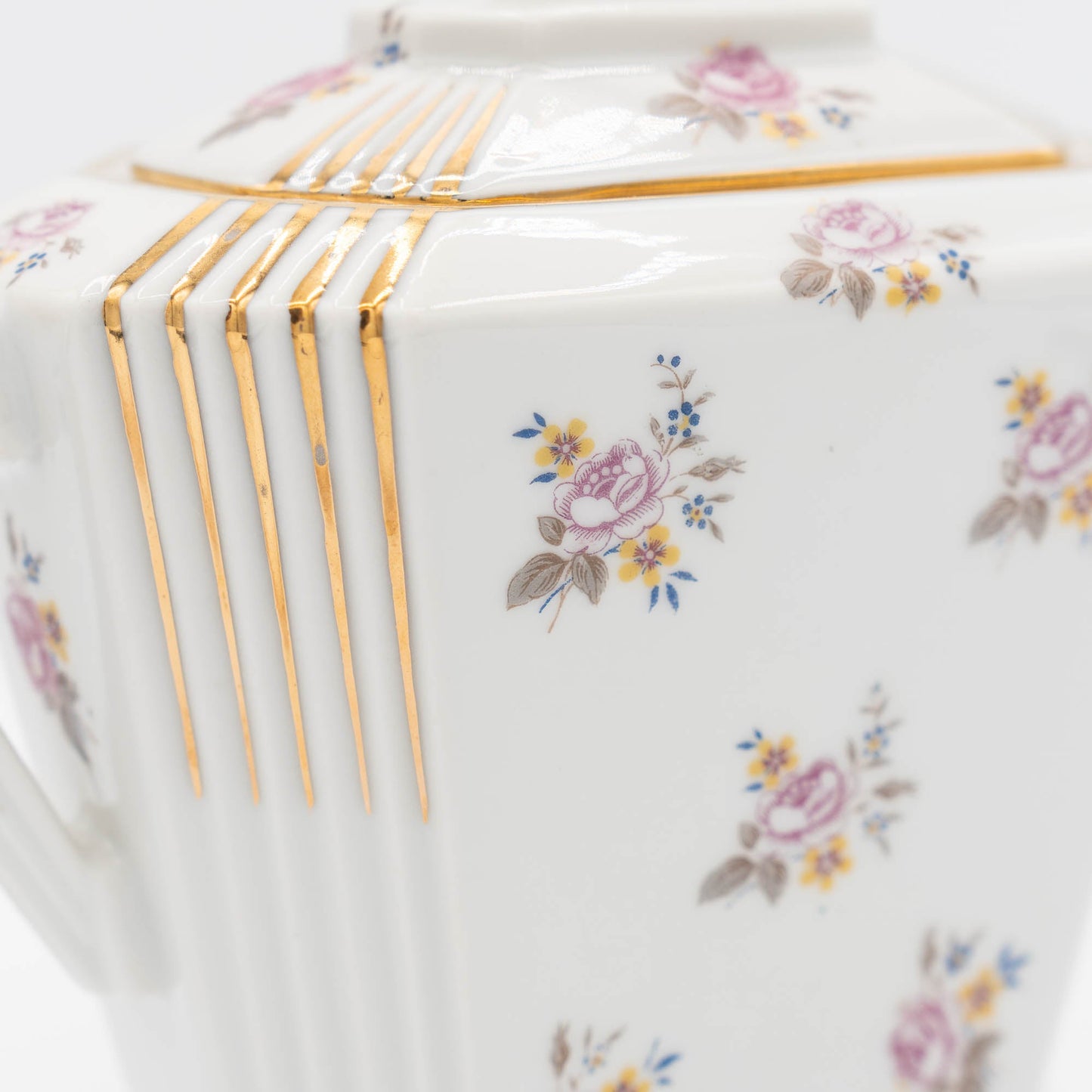 Antique Art Deco Sugar Bowl - Limoges - c1910s - Sugar Bowl - The Vintage Tales