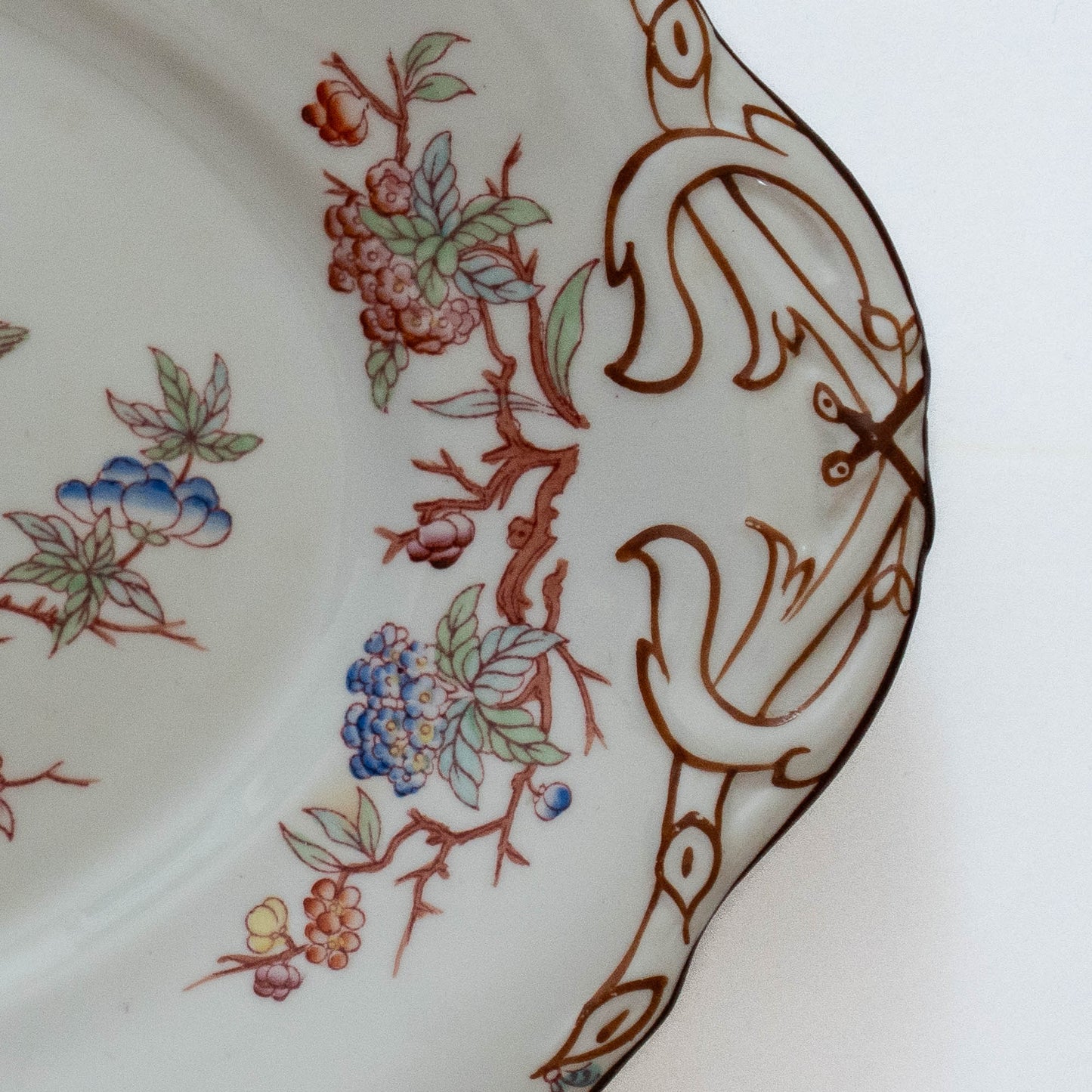 Charming Antique Oblong French Platter - Minton - Sarreguemines - c1870s - Serving Plate - The Vintage Tales