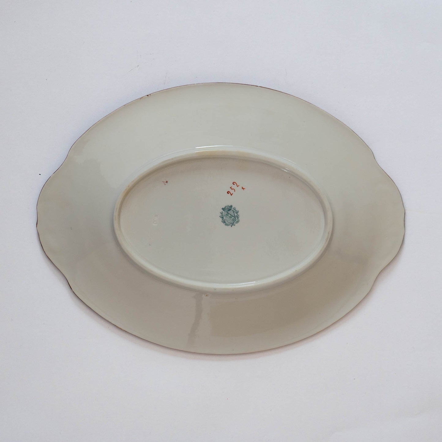 Charming Antique Oblong French Platter - Minton - Sarreguemines - c1870s - Serving Plate - The Vintage Tales