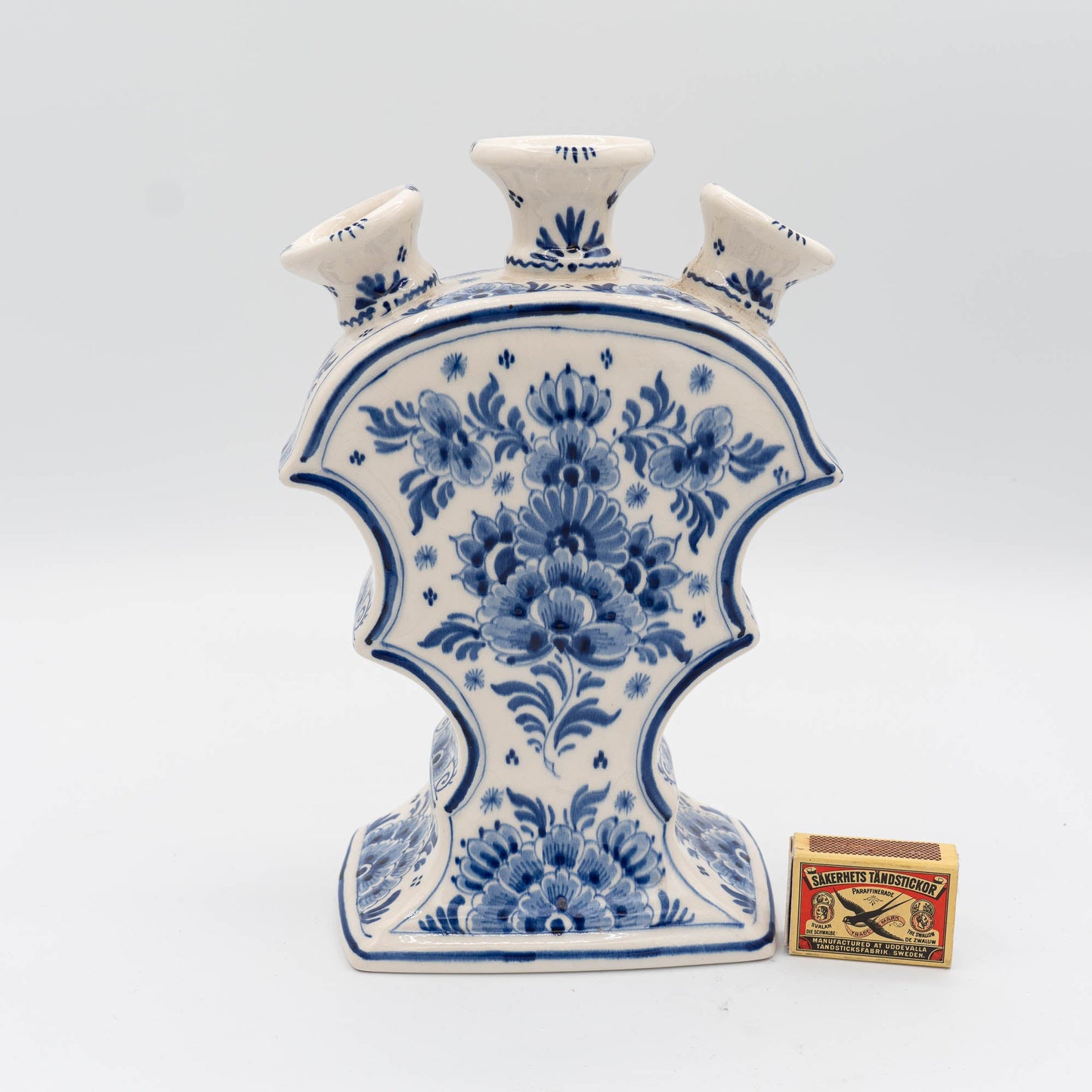 Delft Blue and White Tulipière - Delft Blauw - c1950s - Vase - The Vintage Tales