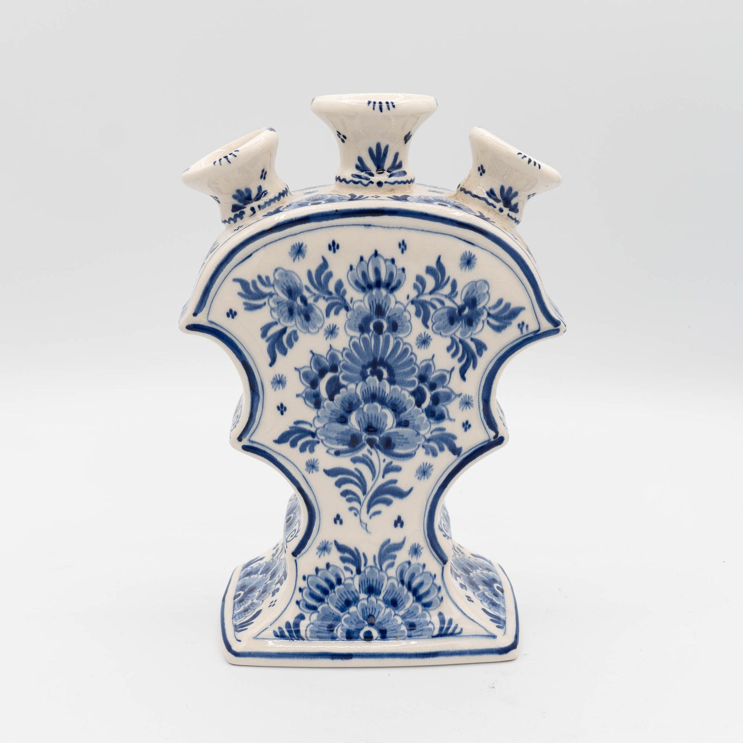 Delft Blue and White Tulipière - Delft Blauw - c1950s - Vase - The Vintage Tales