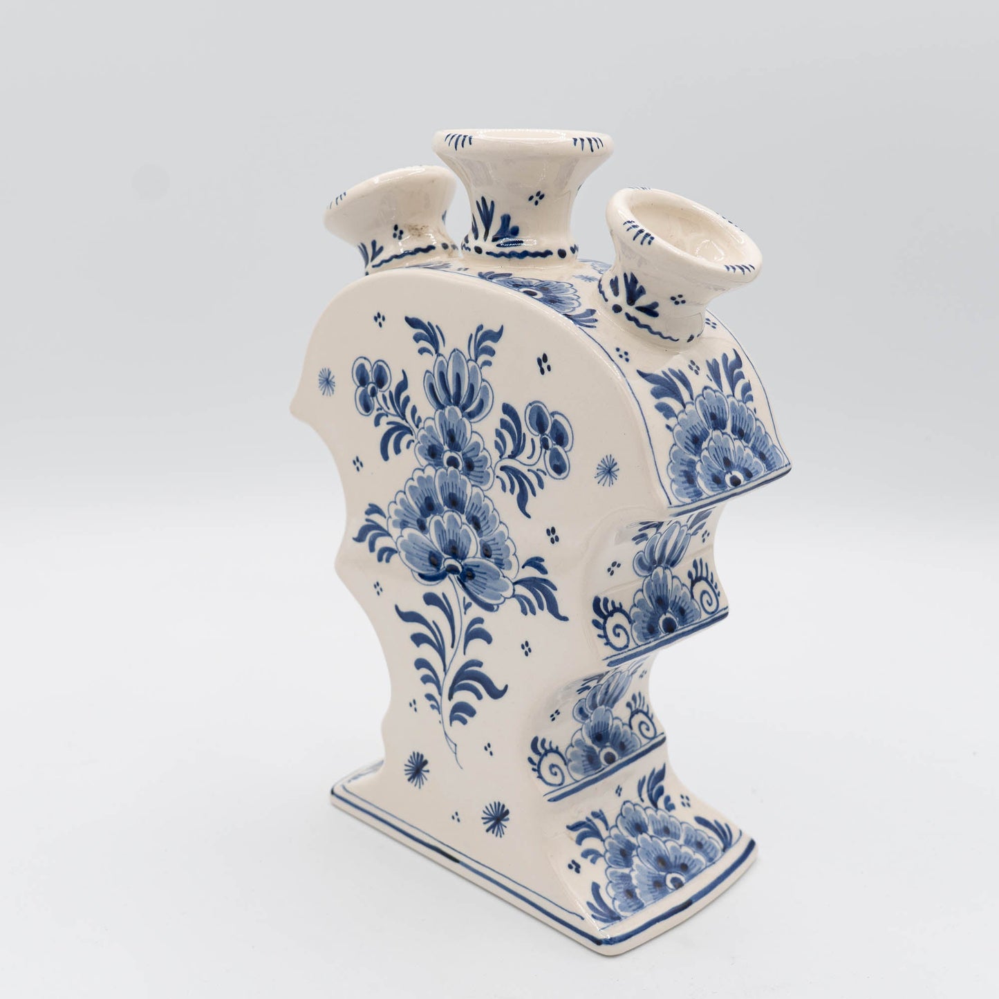 Delft Blue and White Tulipière - Delft Blauw - c1950s - Vase - The Vintage Tales