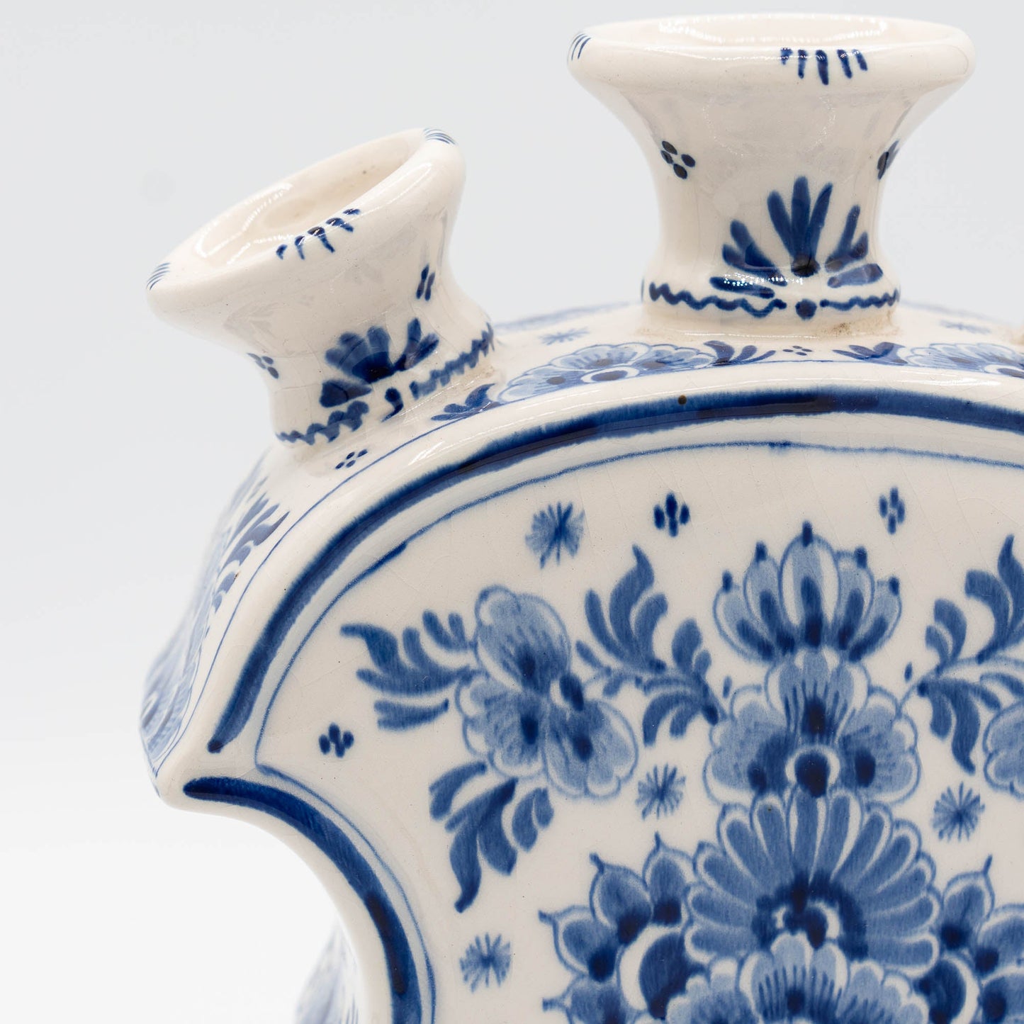 Delft Blue and White Tulipière - Delft Blauw - c1950s - Vase - The Vintage Tales