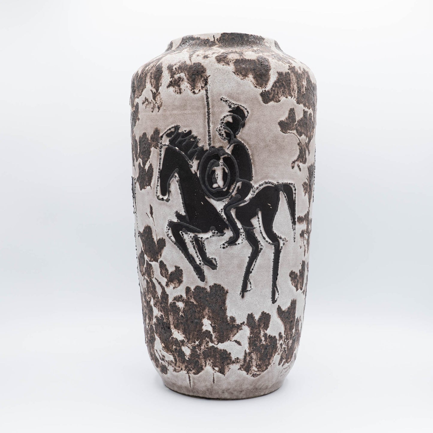 Exceptional "Rider" Floor Vase - Scheurich - Form 517 - 38 - 1970s - Floor Vase - The Vintage Tales