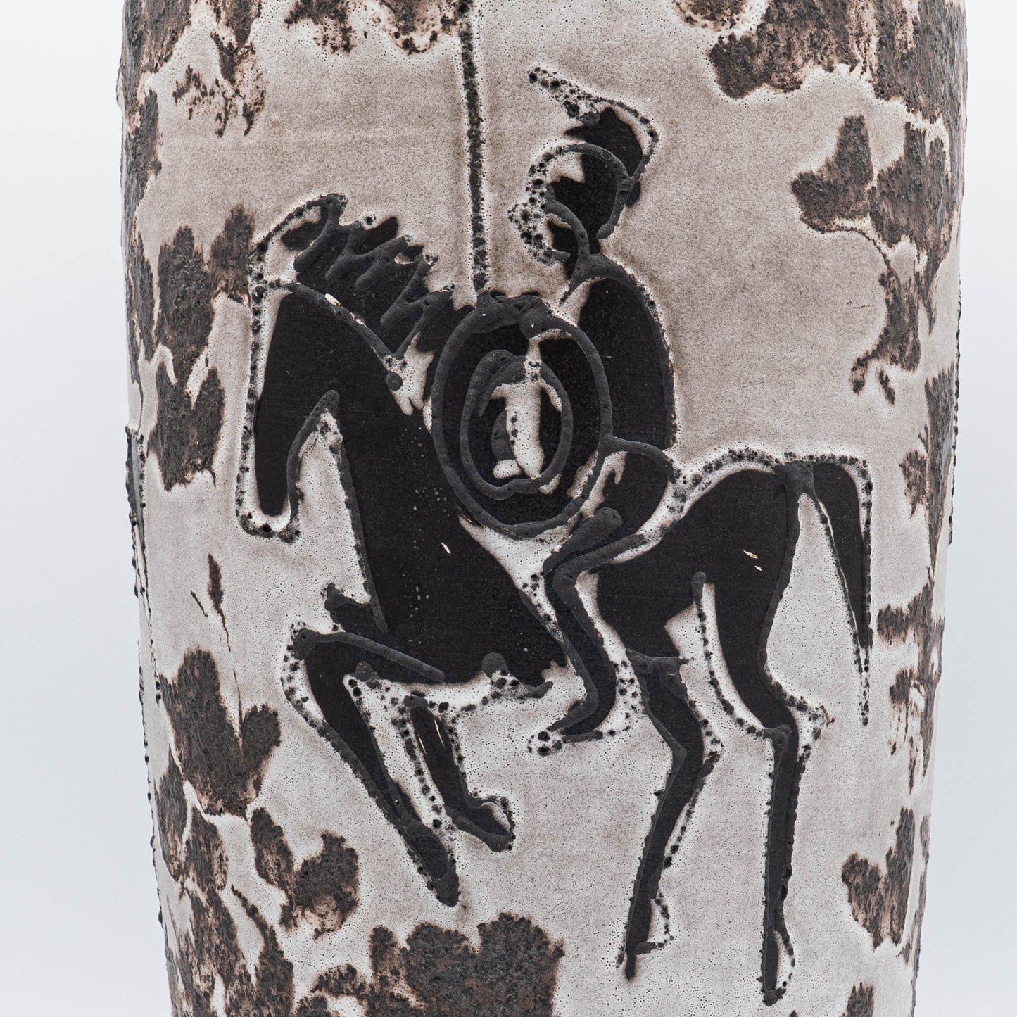 Exceptional "Rider" Floor Vase - Scheurich - Form 517 - 38 - 1970s - Floor Vase - The Vintage Tales