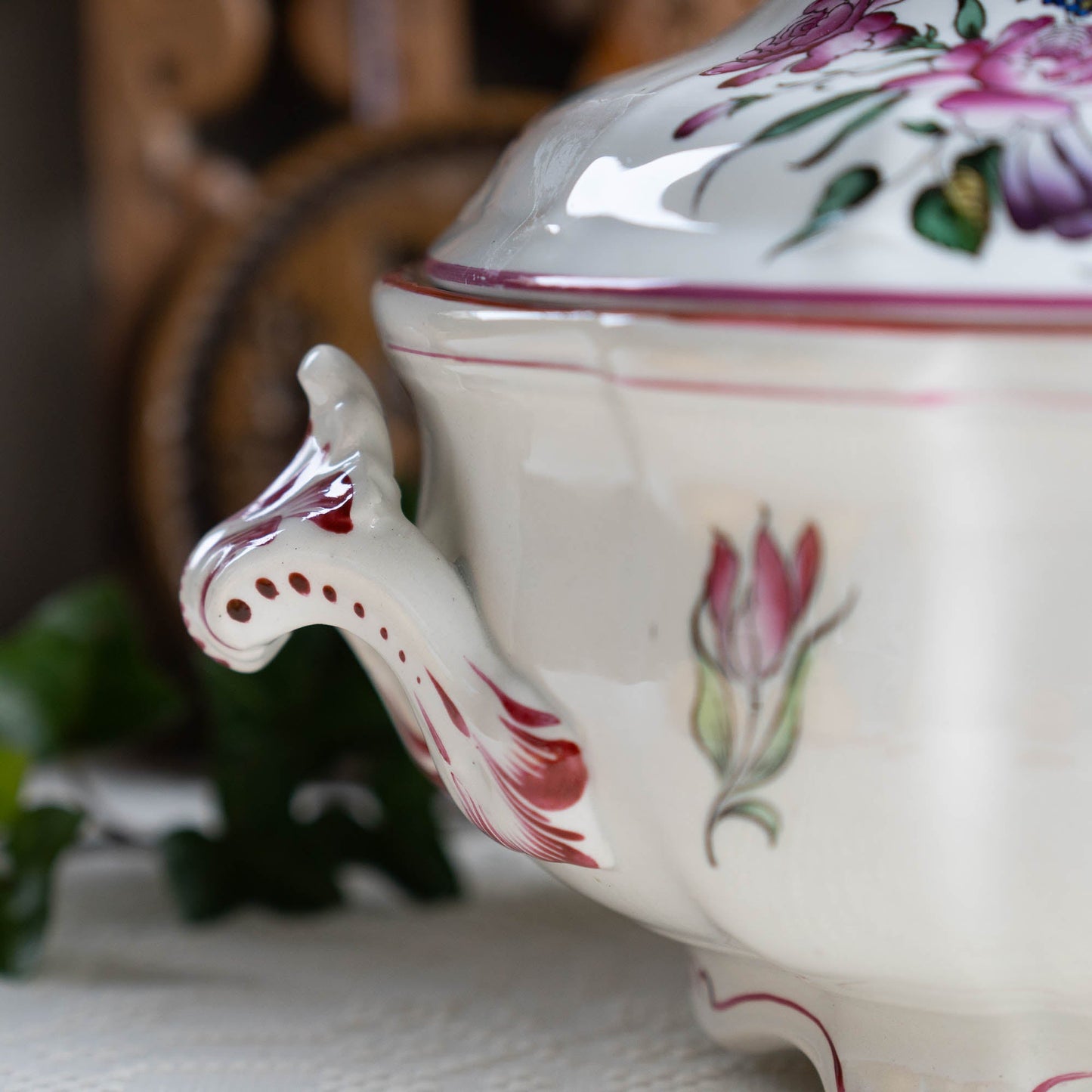 French Soup Tureen with Lid - Luneville - c1920s - Tureen - The Vintage Tales