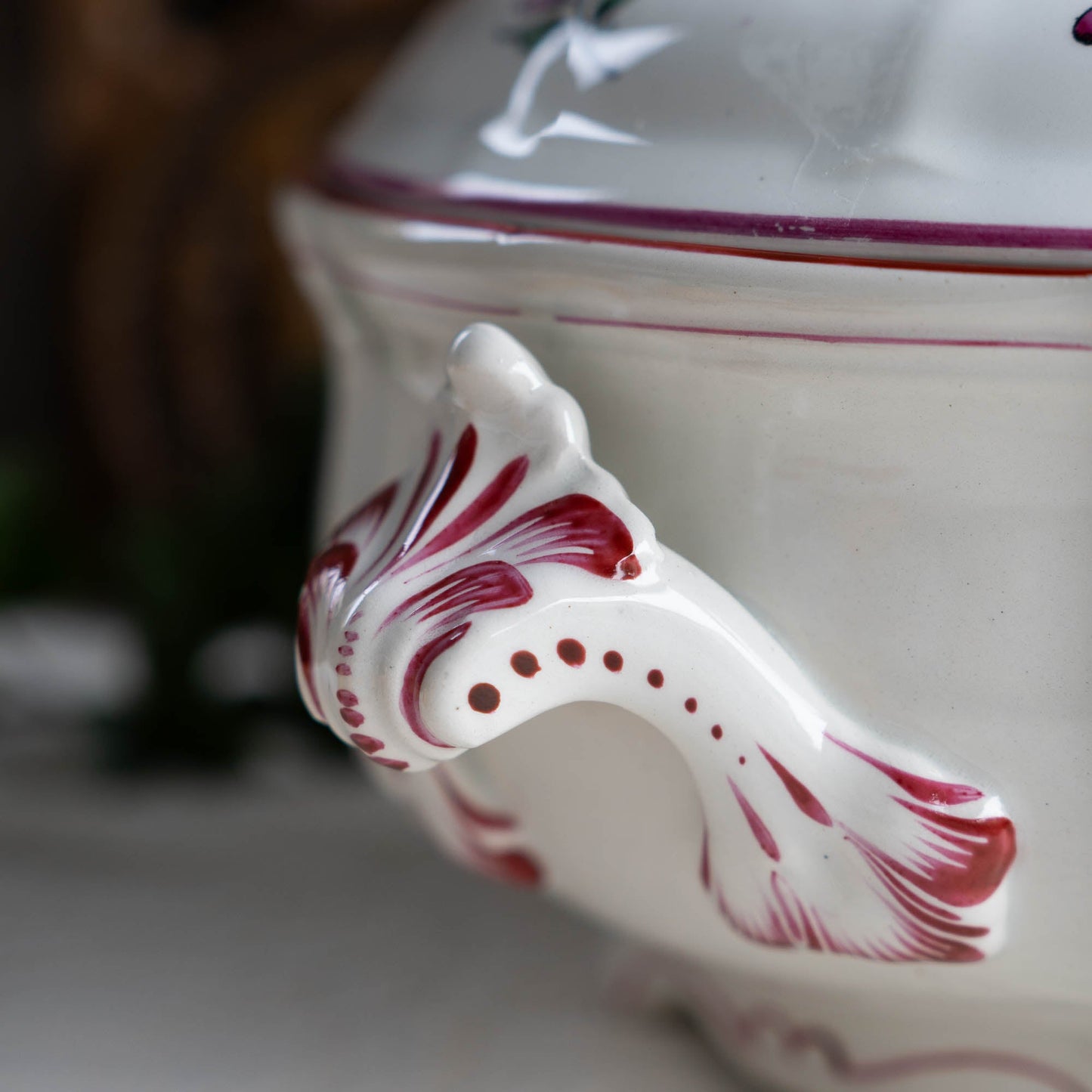 French Soup Tureen with Lid - Luneville - c1920s - Tureen - The Vintage Tales