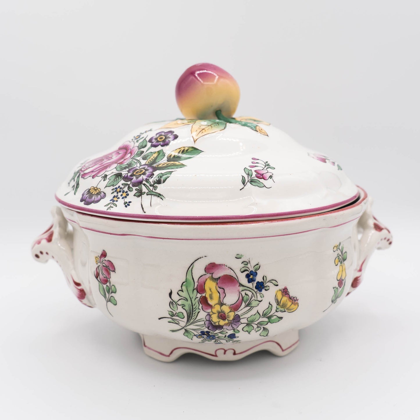 French Soup Tureen with Lid - Luneville - c1920s - Tureen - The Vintage Tales