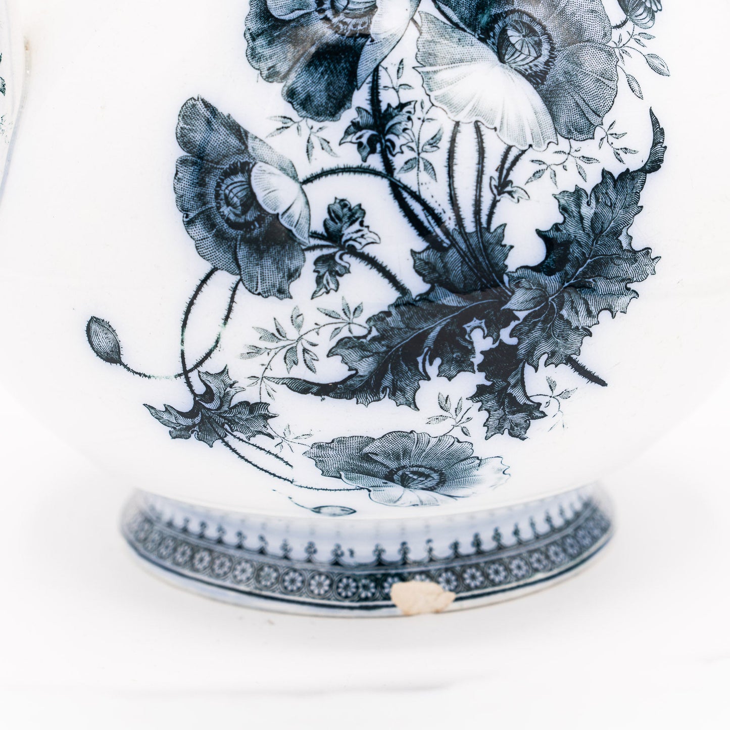 Large Blue Transferware Pitcher - Villeroy & Boch - 1900s - Pitcher & Jugs - The Vintage Tales