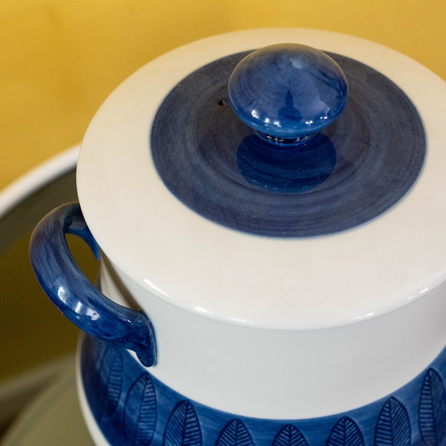 Large Pot with two Handles - Koka Blå - Rörstrand - c1950s - Tureen - The Vintage Tales