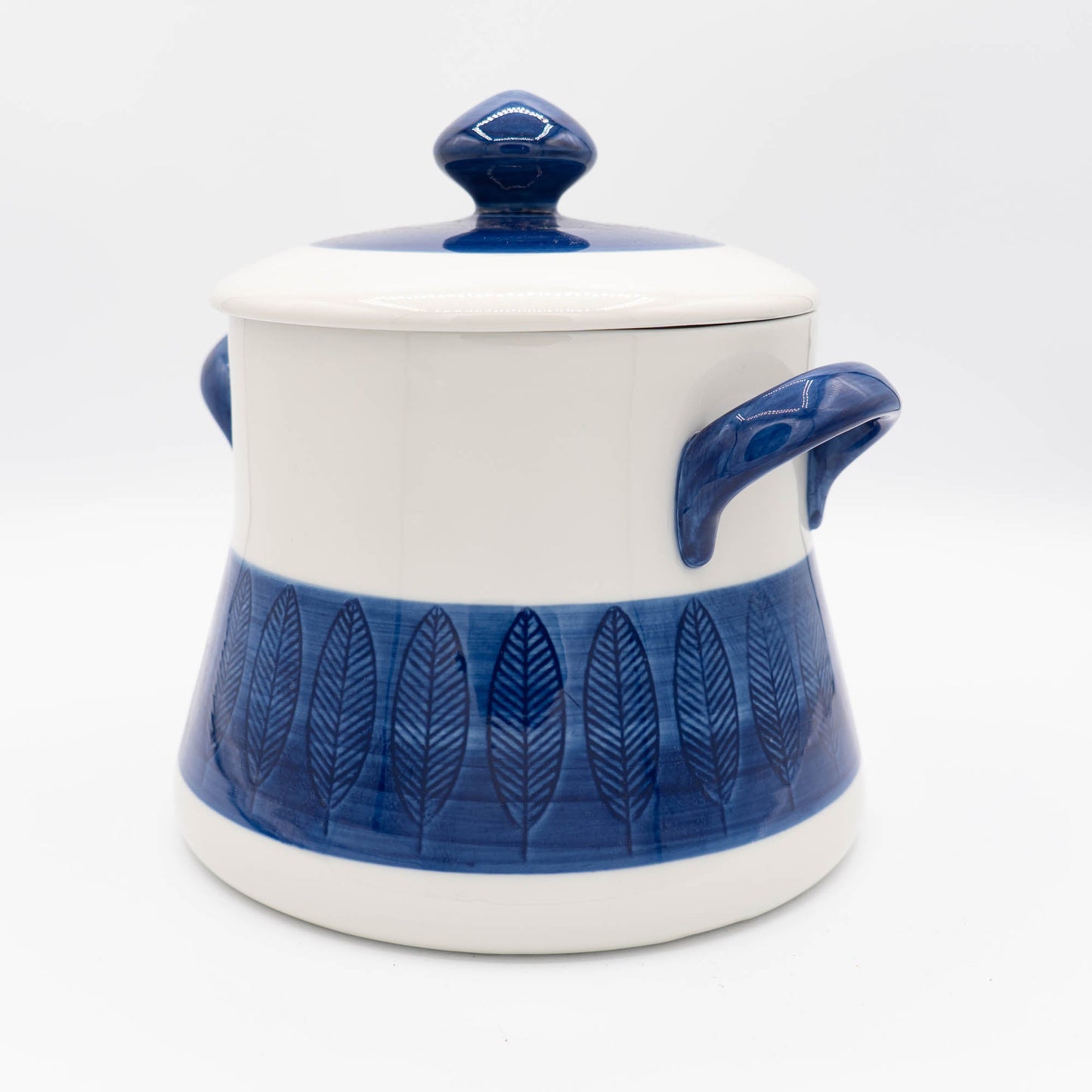 Large Pot with two Handles - Koka Blå - Rörstrand - c1950s - Tureen - The Vintage Tales