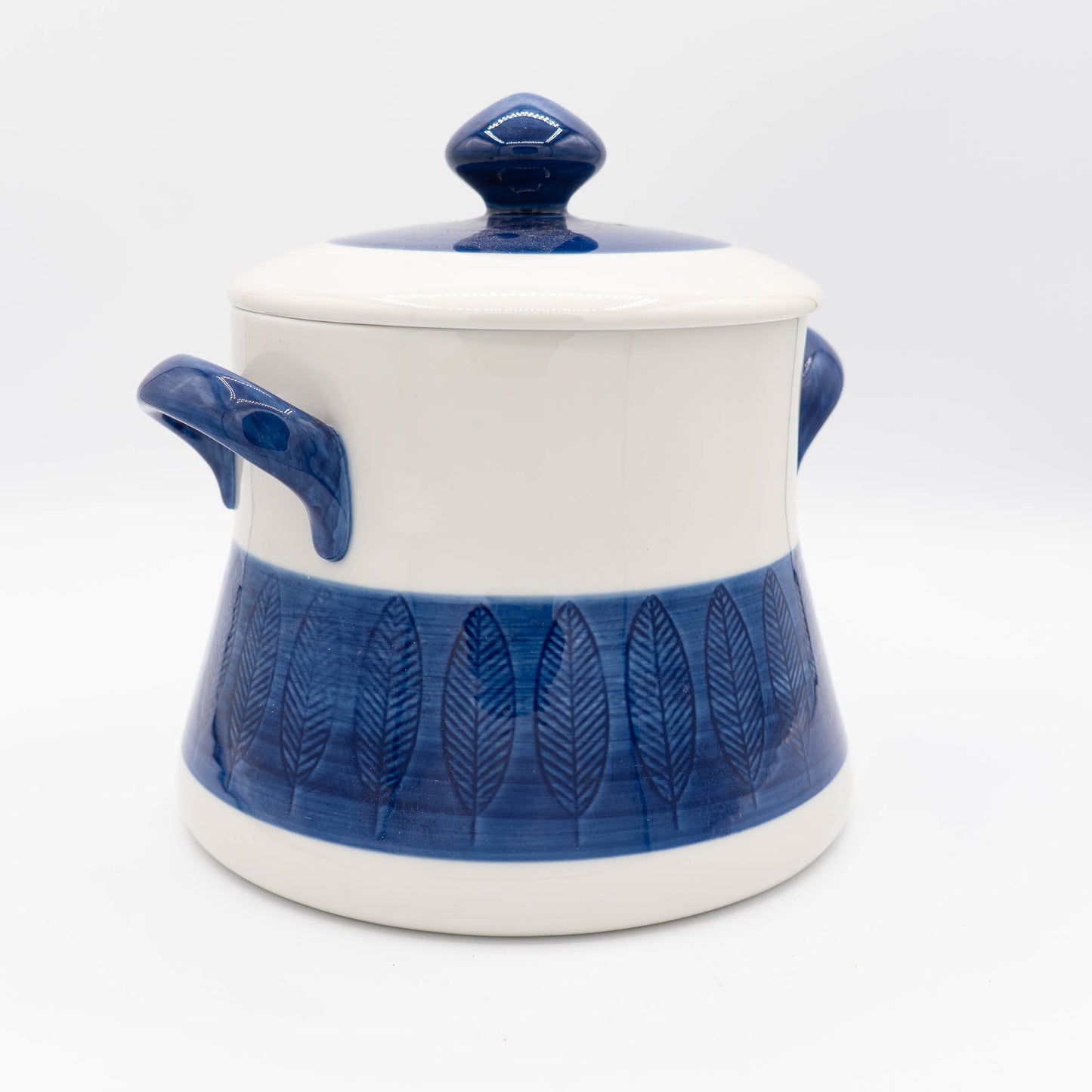Large Pot with two Handles - Koka Blå - Rörstrand - c1950s - Tureen - The Vintage Tales