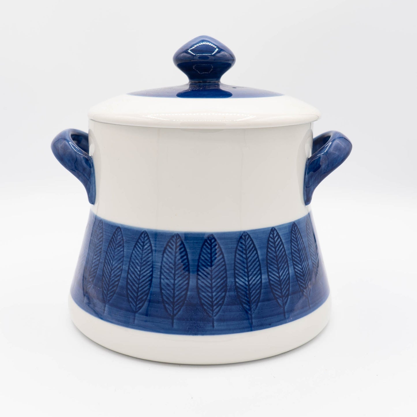 Large Pot with two Handles - Koka Blå - Rörstrand - c1950s - Tureen - The Vintage Tales