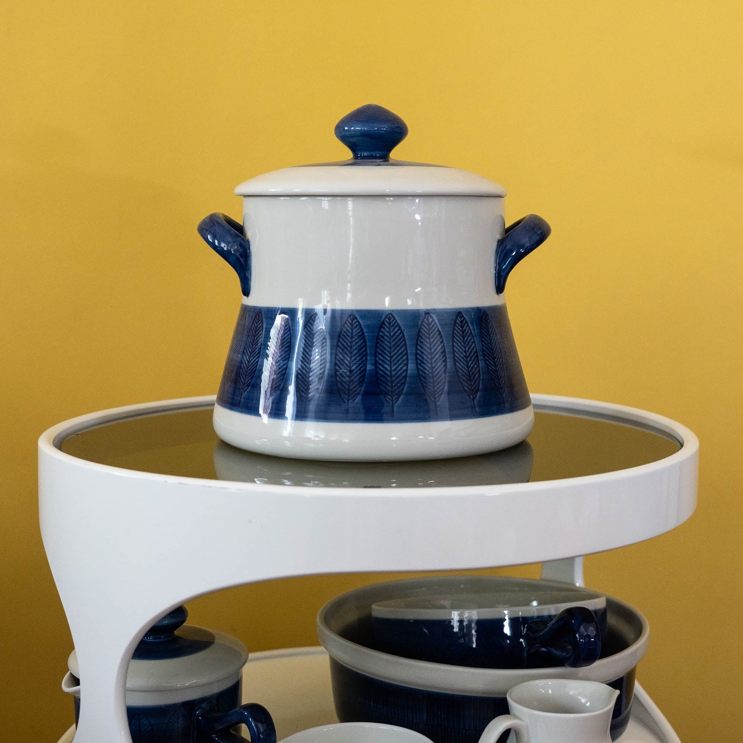 Large Pot with two Handles - Koka Blå - Rörstrand - c1950s - Tureen - The Vintage Tales
