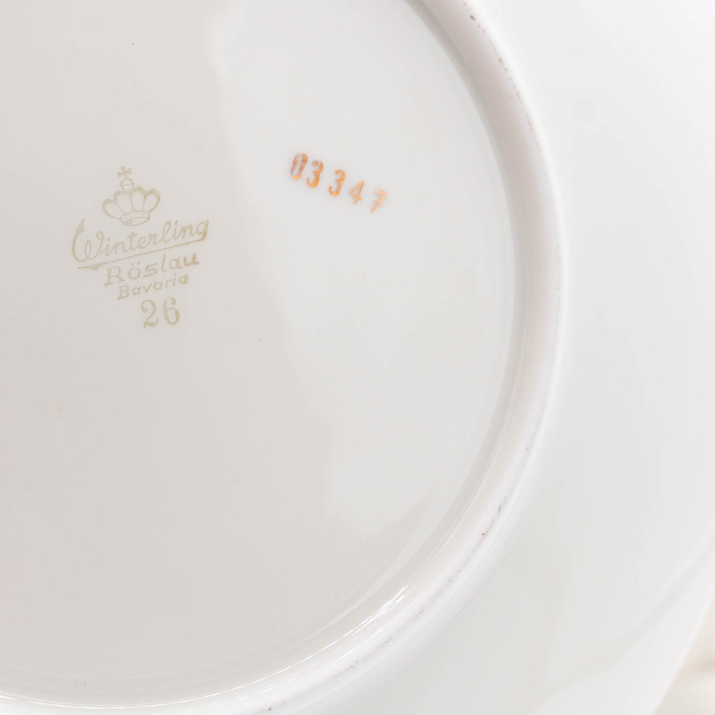 Mid - Century Teacup, Saucer and Plate Set - Winterling Röslau - 1940s - cup - The Vintage Tales