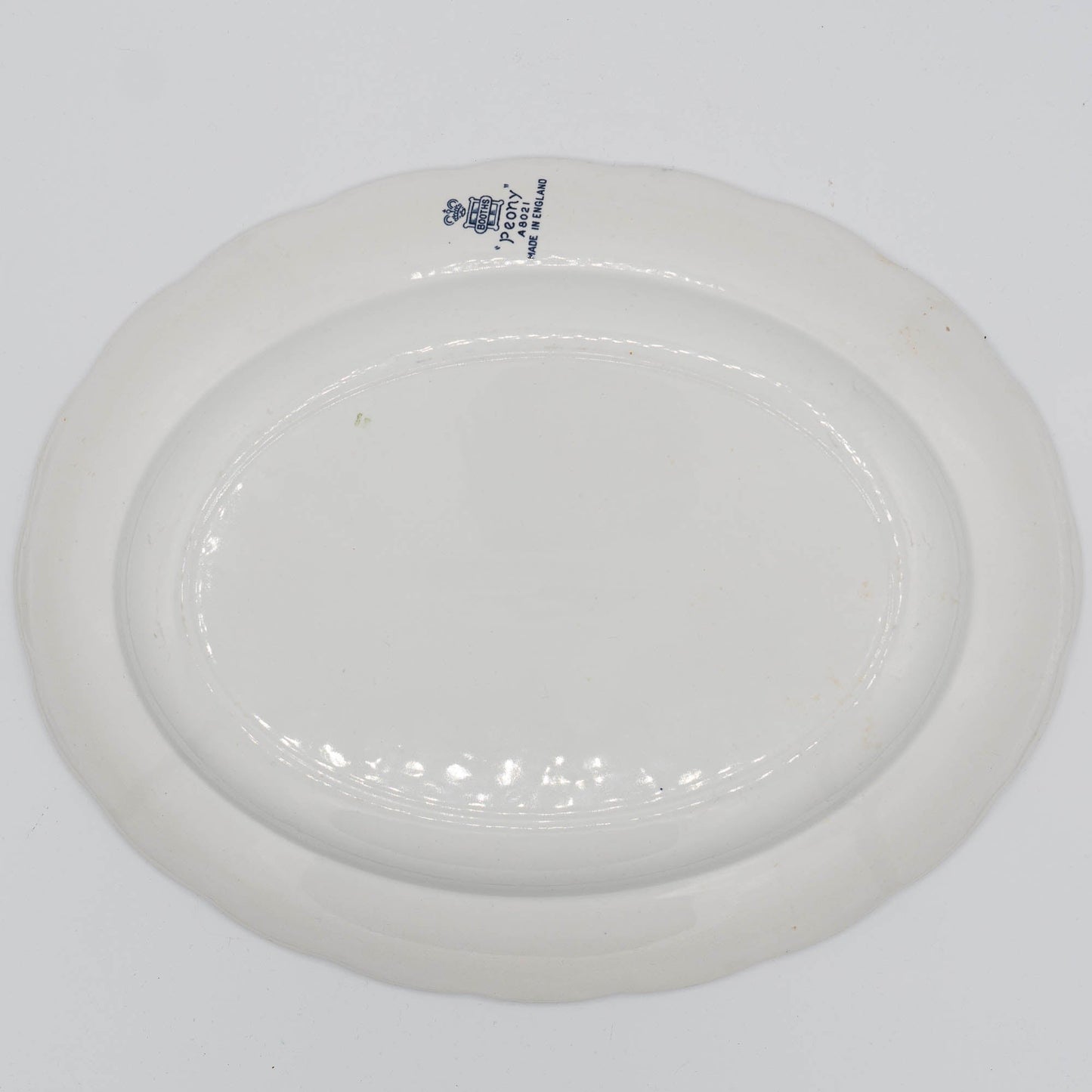 Peony Blue Serving Platter - Booths - c1950s - Serving Plate - The Vintage Tales