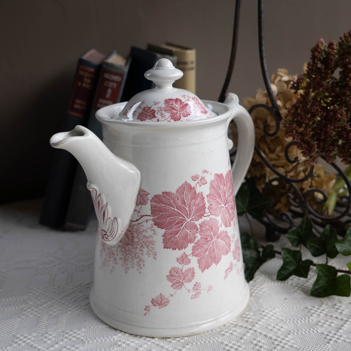 Rare Antique Coffee Pot - Villeroy & Boch - c1890s - Coffee Pot - The Vintage Tales