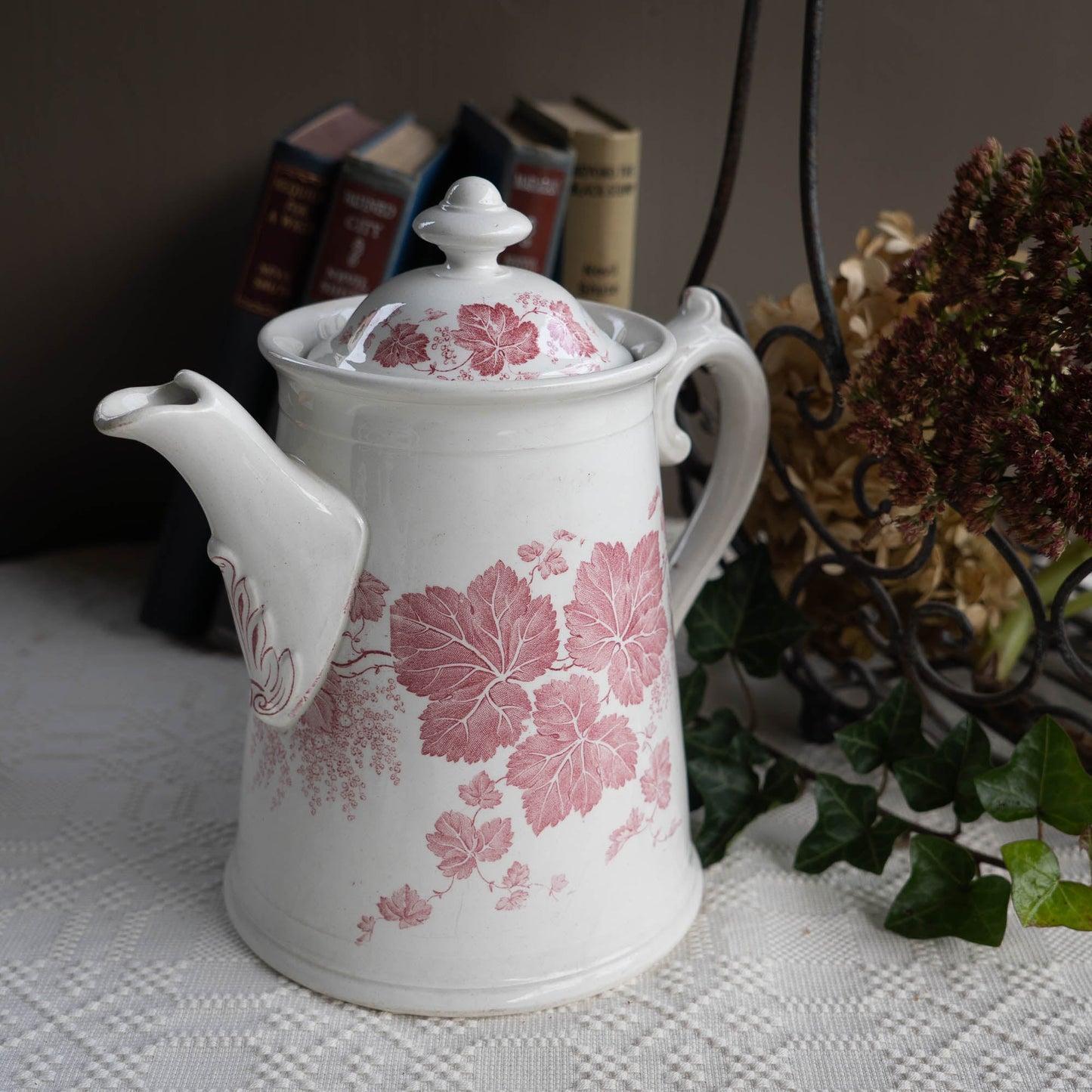 Rare Antique Coffee Pot - Villeroy & Boch - c1890s - Coffee Pot - The Vintage Tales