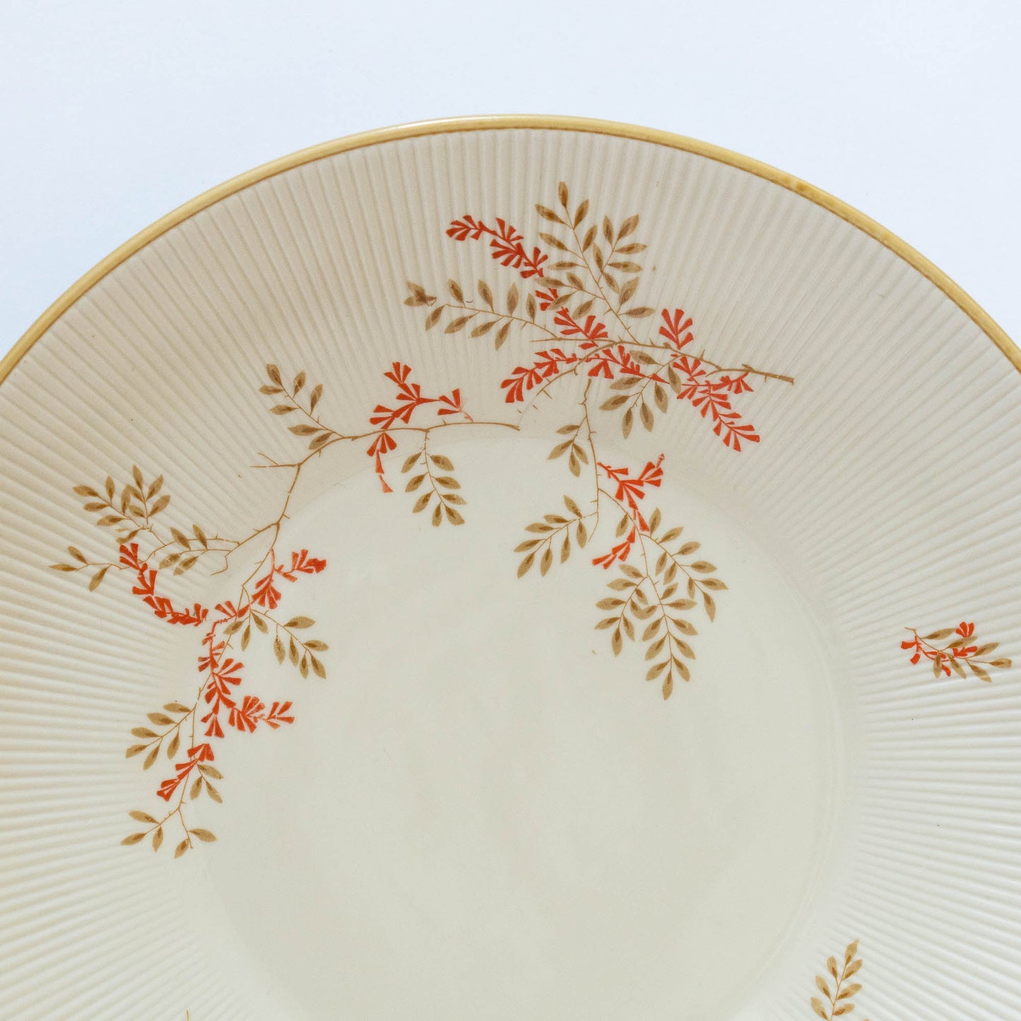 Rare Large Floral Round Platter - Fine China - Reichenbach - c1918 - Serving Plate - The Vintage Tales