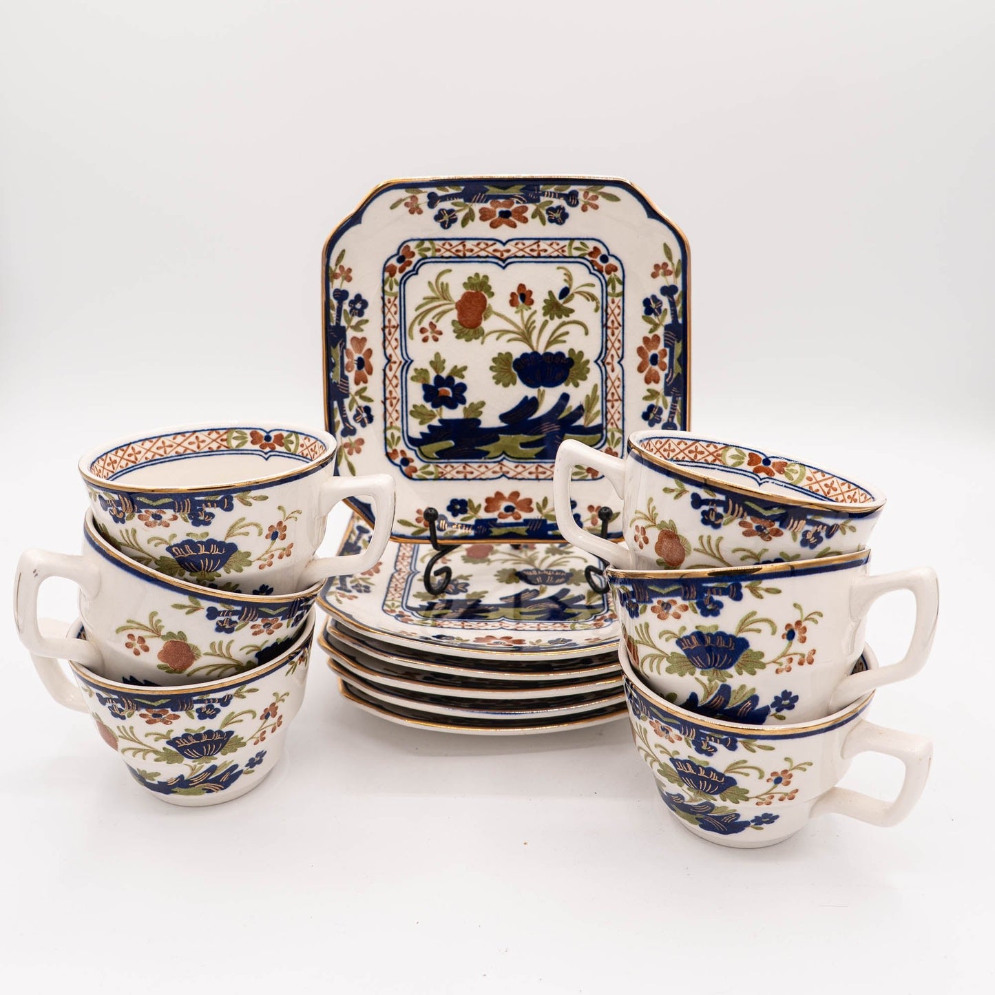 Rare Vintage Imari Tea Set - Nikko Japan - 1980s - The Vintage Tales
