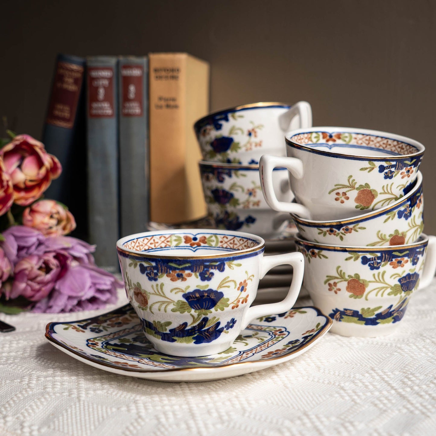 Rare Vintage Imari Tea Set - Nikko Japan - 1980s - The Vintage Tales