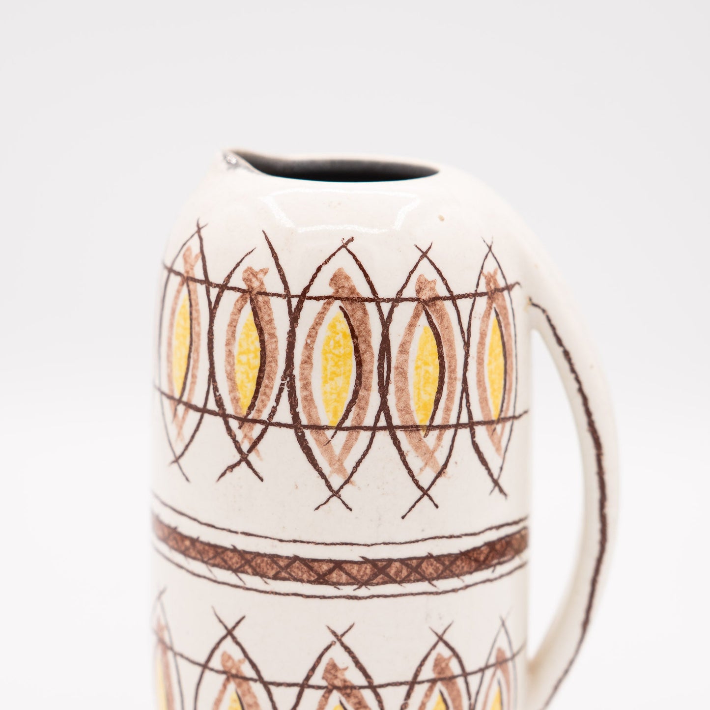 Swiss Mid - Century Handle Vase by Gustav Spörri – Ziegler Schaffhausen – c.1959 - Vase - The Vintage Tales
