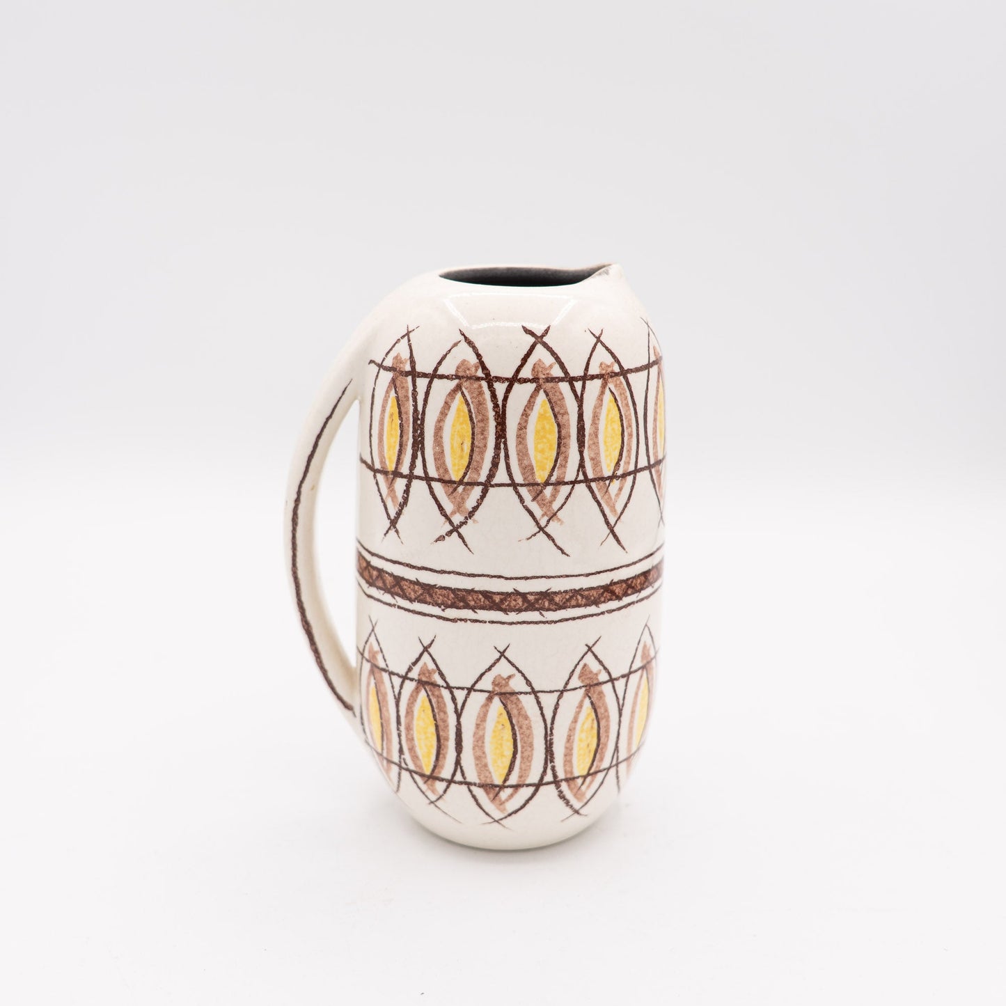 Swiss Mid - Century Handle Vase by Gustav Spörri – Ziegler Schaffhausen – c.1959 - Vase - The Vintage Tales