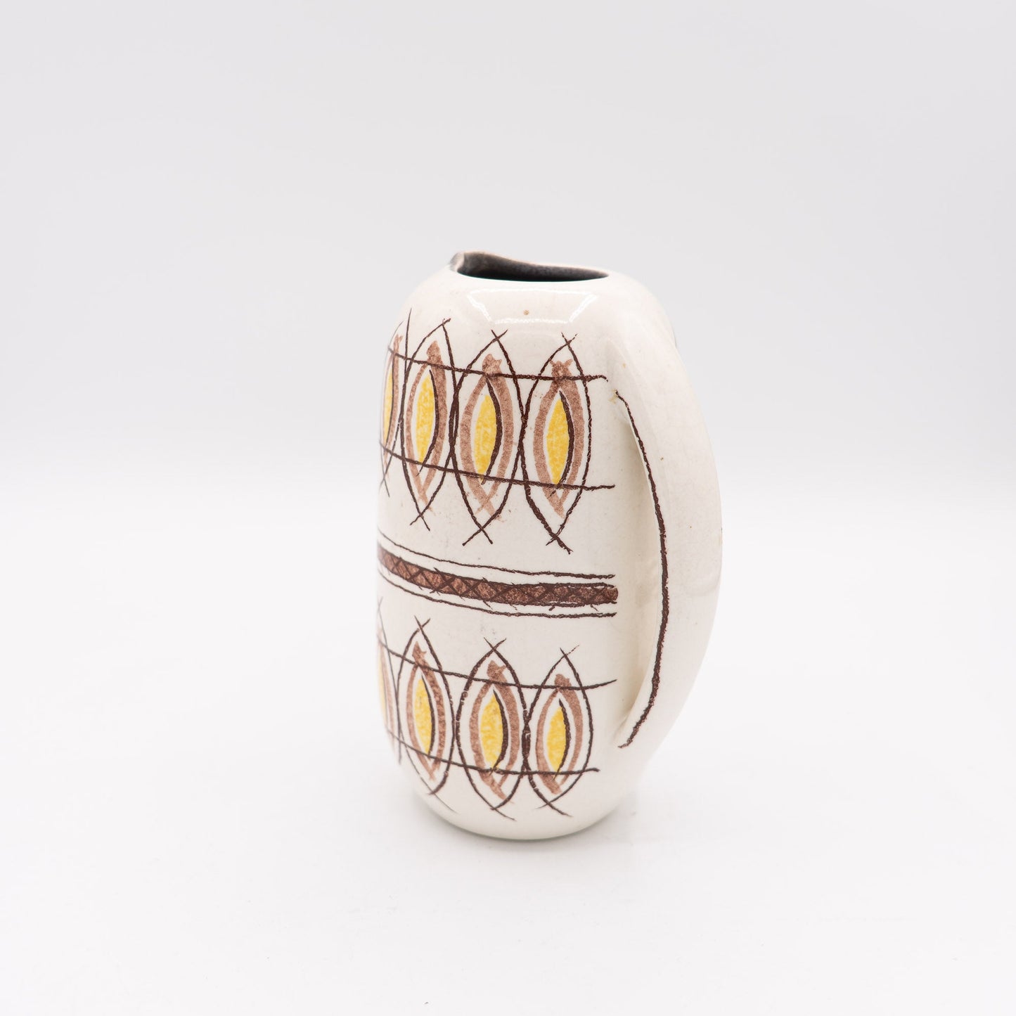 Swiss Mid - Century Handle Vase by Gustav Spörri – Ziegler Schaffhausen – c.1959 - Vase - The Vintage Tales