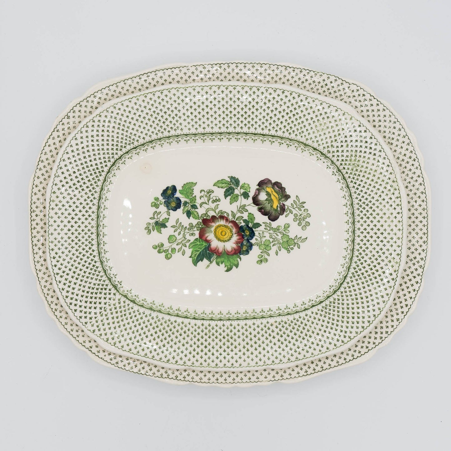 Two Serving Platters - Paynsley - Mason's - c1940s & 1950s - Serving Plate - The Vintage Tales