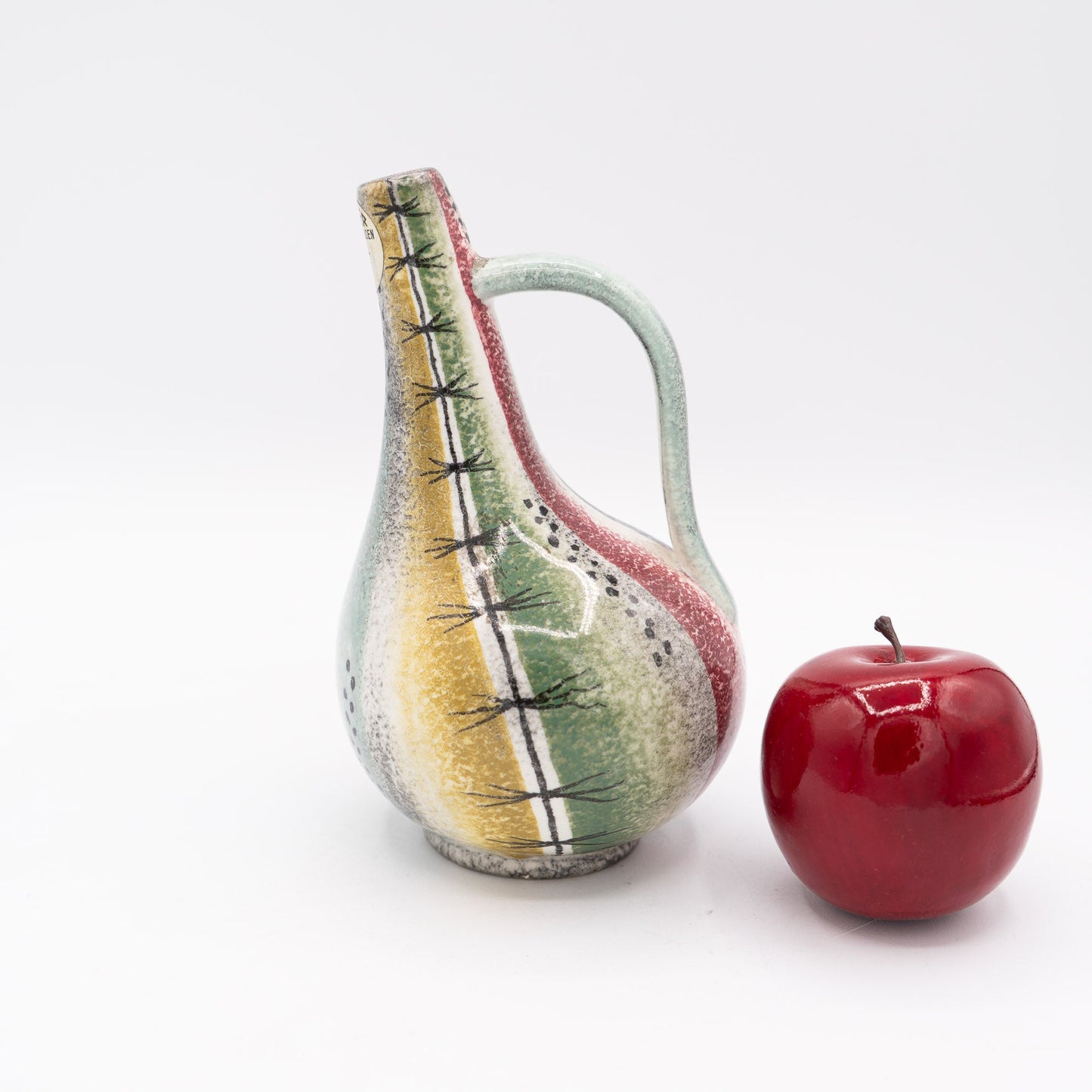 Unusual Swiss Mid - Century Handle Vase by Gustav Spörri – Ziegler Schaffhausen – c.1959 - Vase - The Vintage Tales