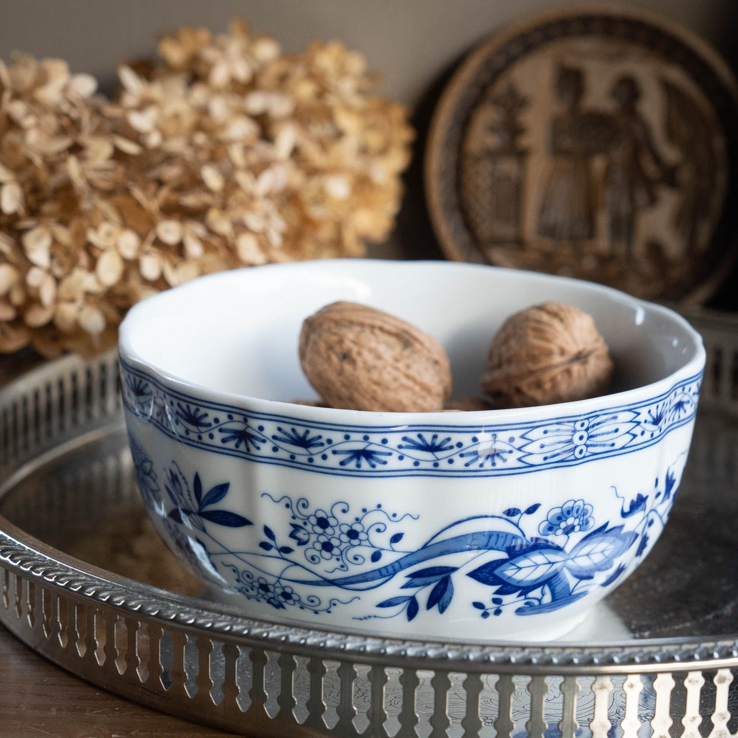 Vintage Blue & White Bowl - Zwiebelmuster - Hutschenreuther - c1960s - Bowl - The Vintage Tales