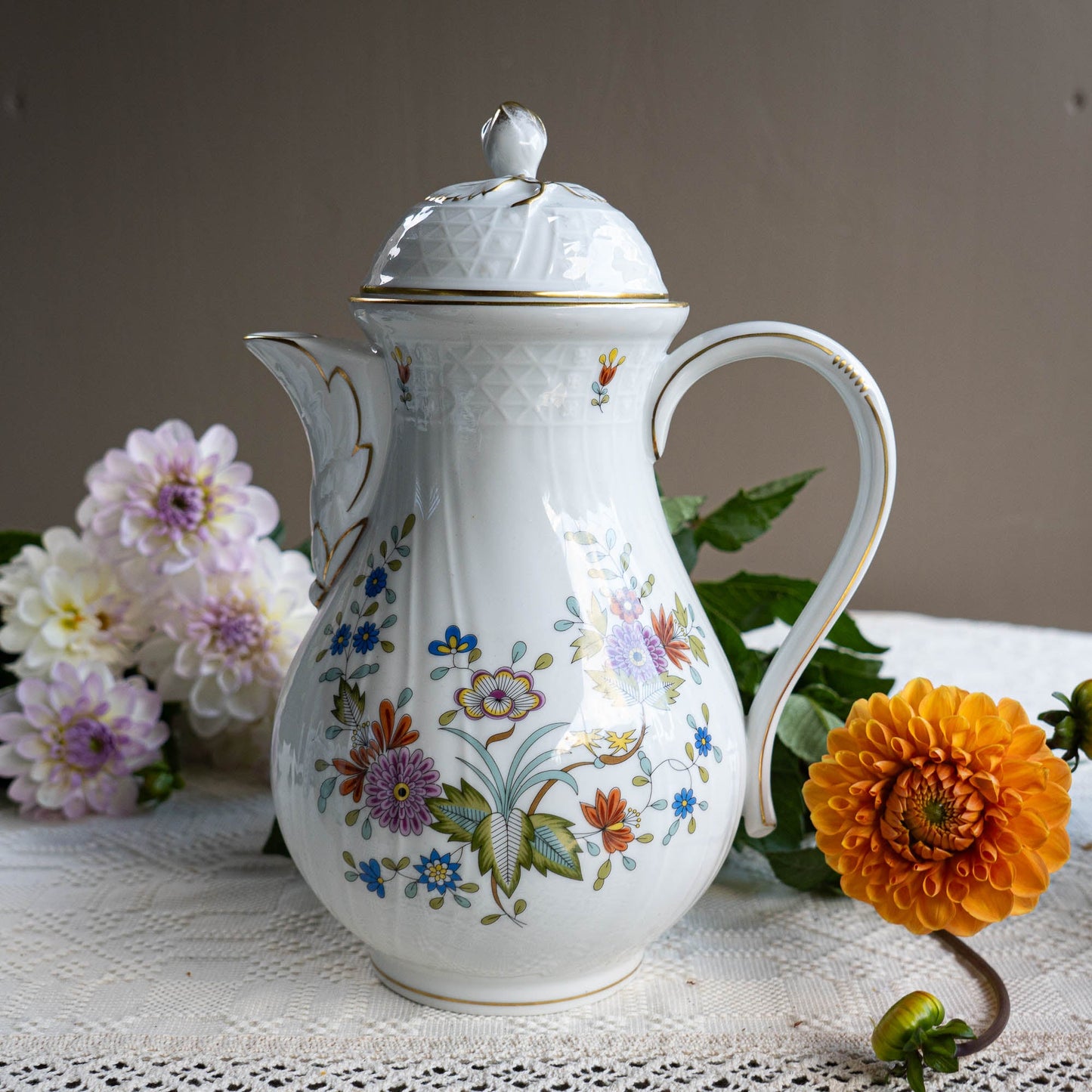Vintage Coffee Pot - Maria Theresia "Dresden" - Hutschenreuther - c1970s - Coffee Pot - The Vintage Tales