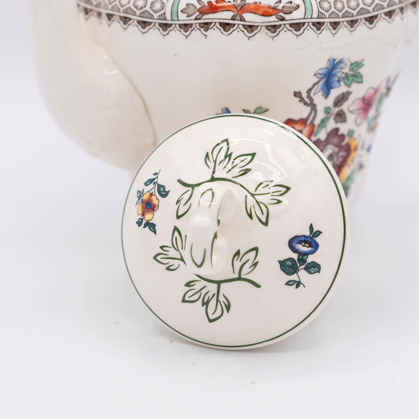 Vintage Coffeepot "Chinese Rose" - Spode - 1950s - The Vintage Tales