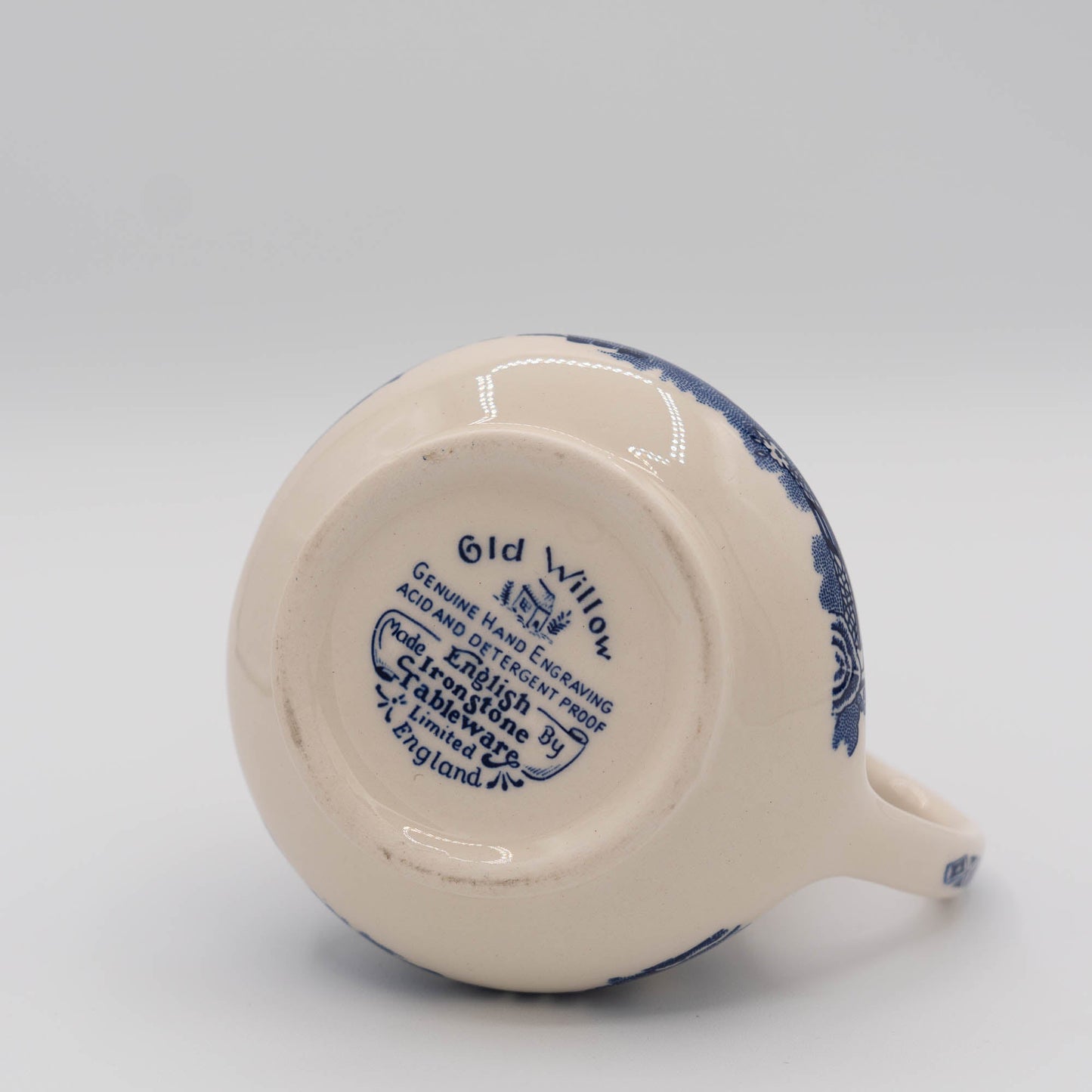 Vintage Old Willow Creamer - English Ironstone Ltd - c1970s - Creamer - The Vintage Tales
