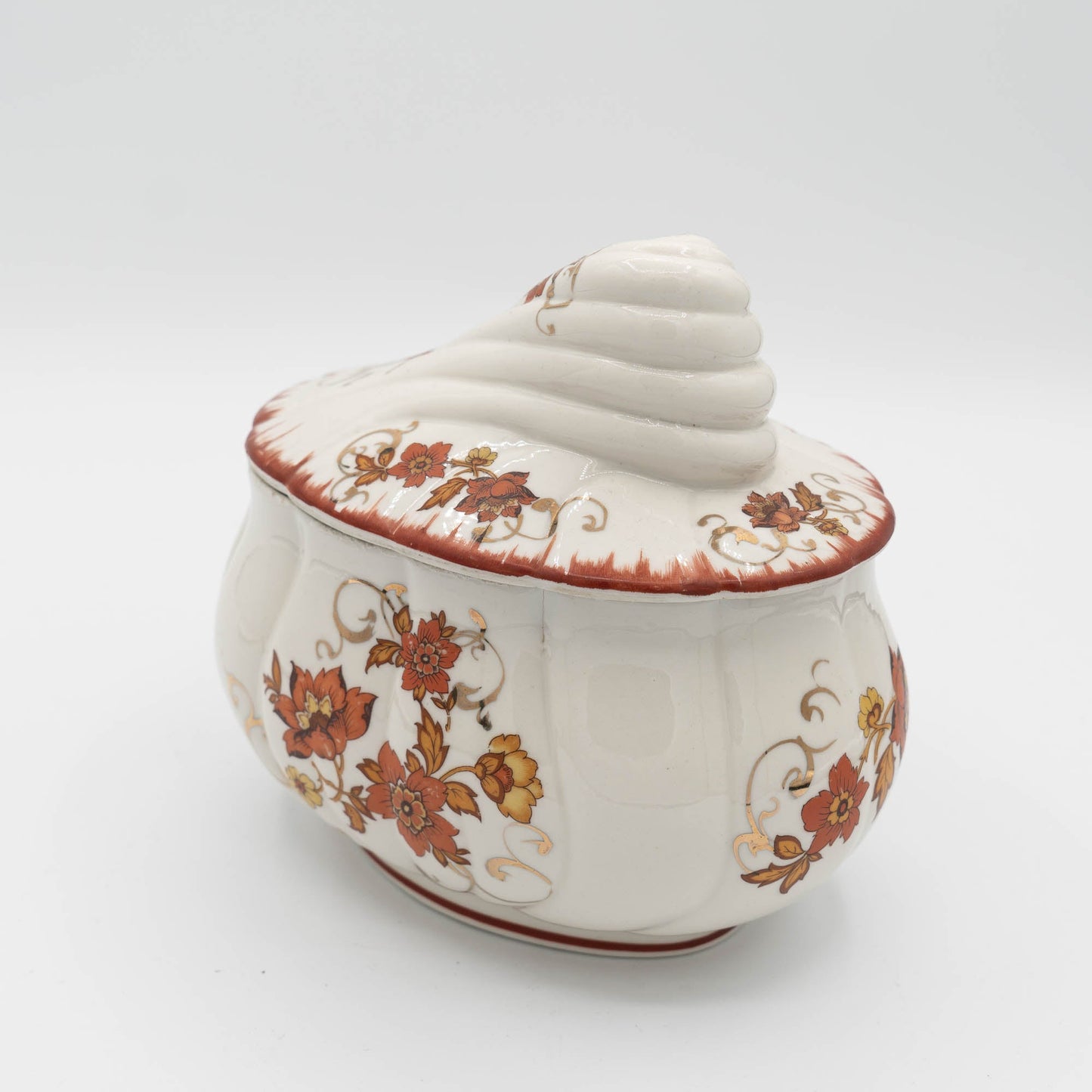 Vintage Porcelain Candy Dish By Albert Laurent - Couleuvre - c1940s - Candy - The Vintage Tales