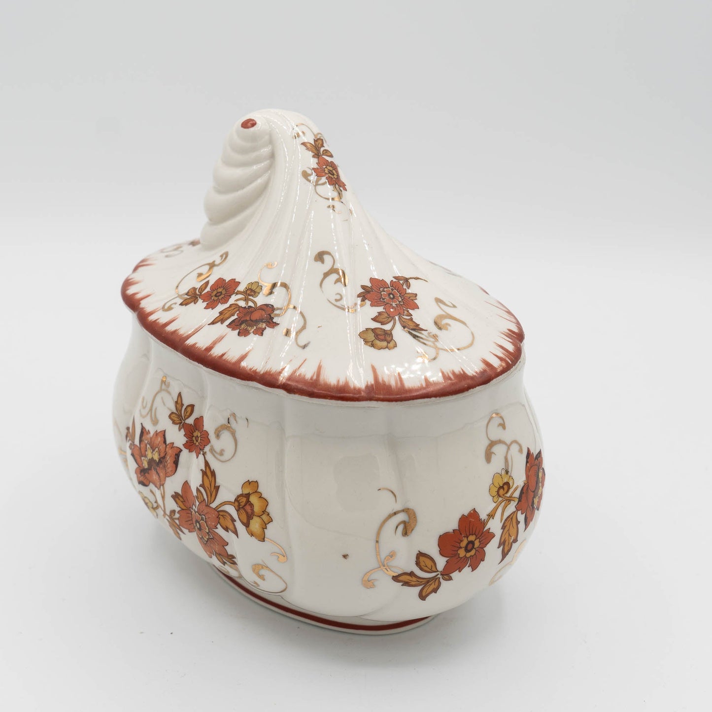 Vintage Porcelain Candy Dish By Albert Laurent - Couleuvre - c1940s - Candy - The Vintage Tales