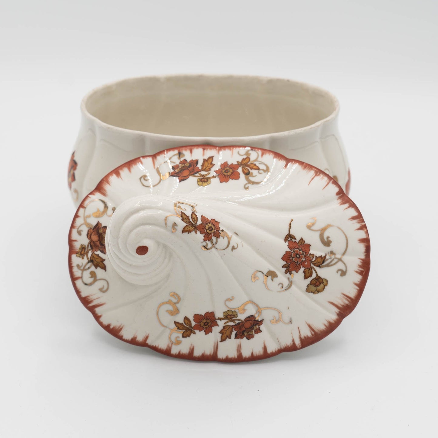 Vintage Porcelain Candy Dish By Albert Laurent - Couleuvre - c1940s - Candy - The Vintage Tales