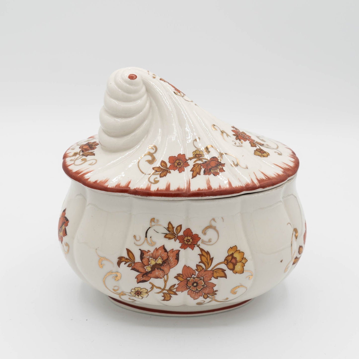 Vintage Porcelain Candy Dish By Albert Laurent - Couleuvre - c1940s - Candy - The Vintage Tales