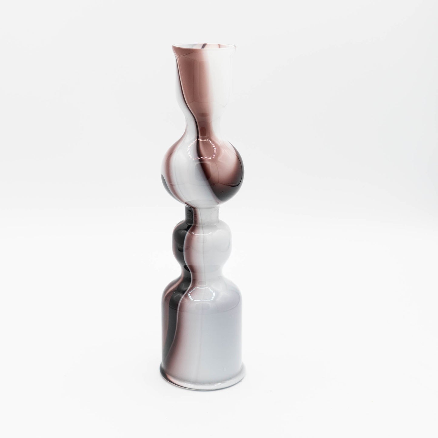 Vintage Purple & White Murano Glas Vase - Bicolore - Carlo Moretti - 1970s - The Vintage Tales