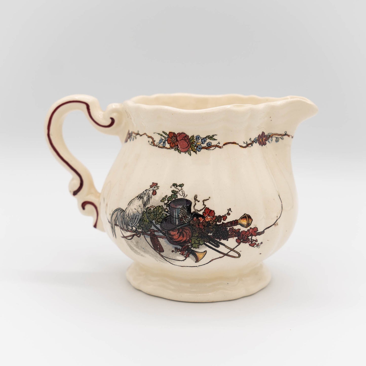 Vintage Sarreguemines Creamer - Obernai - c1940s - Creamer - The Vintage Tales