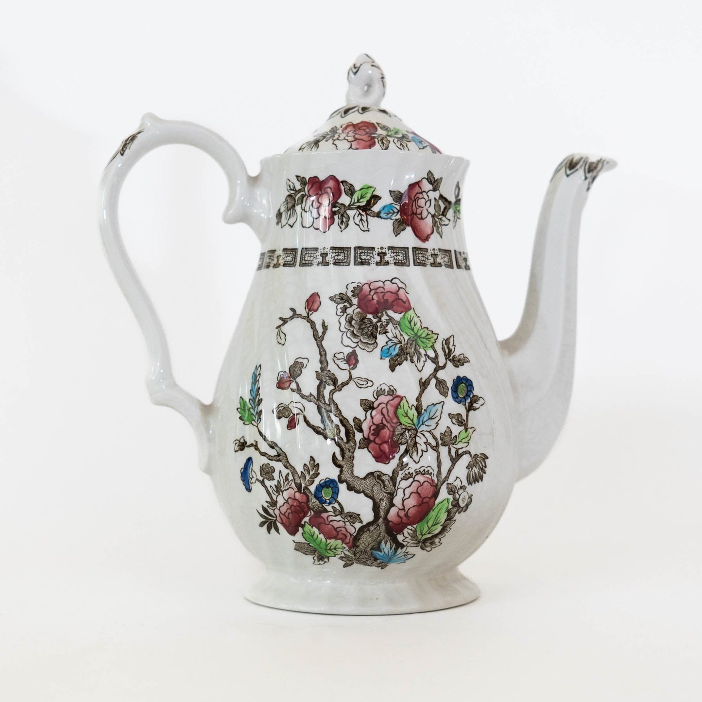 Vintage Teapot Indian Tree - Myott - 1940s - Tea Pot - The Vintage Tales