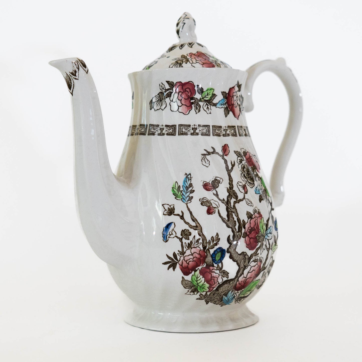 Vintage Teapot Indian Tree - Myott - 1940s - Tea Pot - The Vintage Tales
