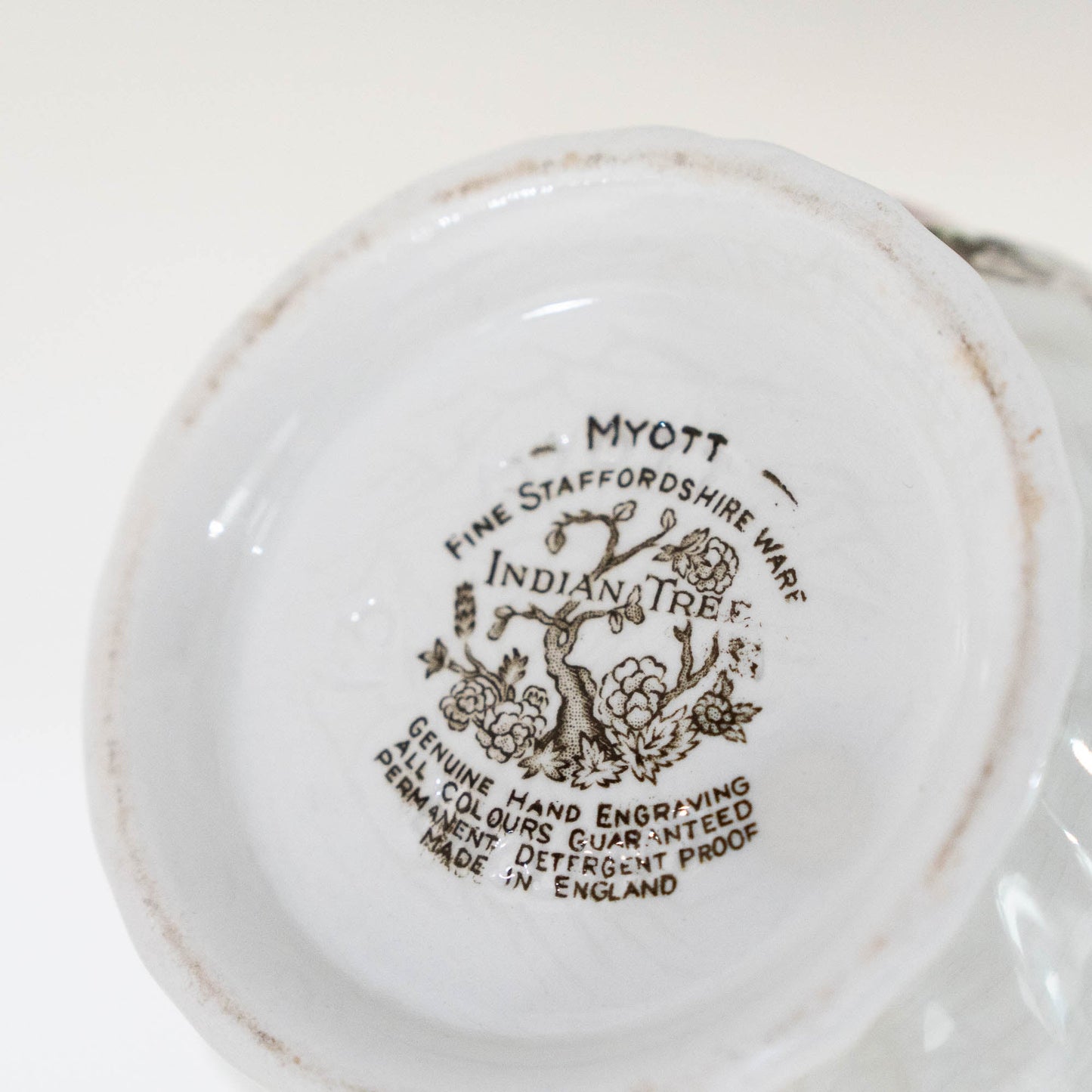 Vintage Teapot Indian Tree - Myott - 1940s - Tea Pot - The Vintage Tales