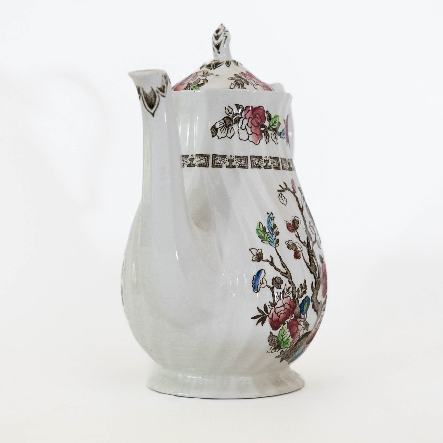 Vintage Teapot Indian Tree - Myott - 1940s - Tea Pot - The Vintage Tales