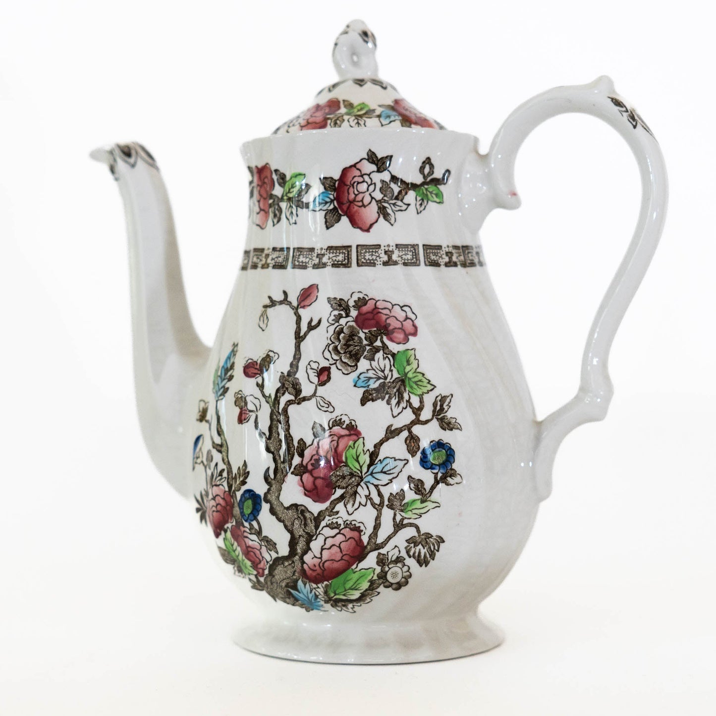 Vintage Teapot Indian Tree - Myott - 1940s - Tea Pot - The Vintage Tales