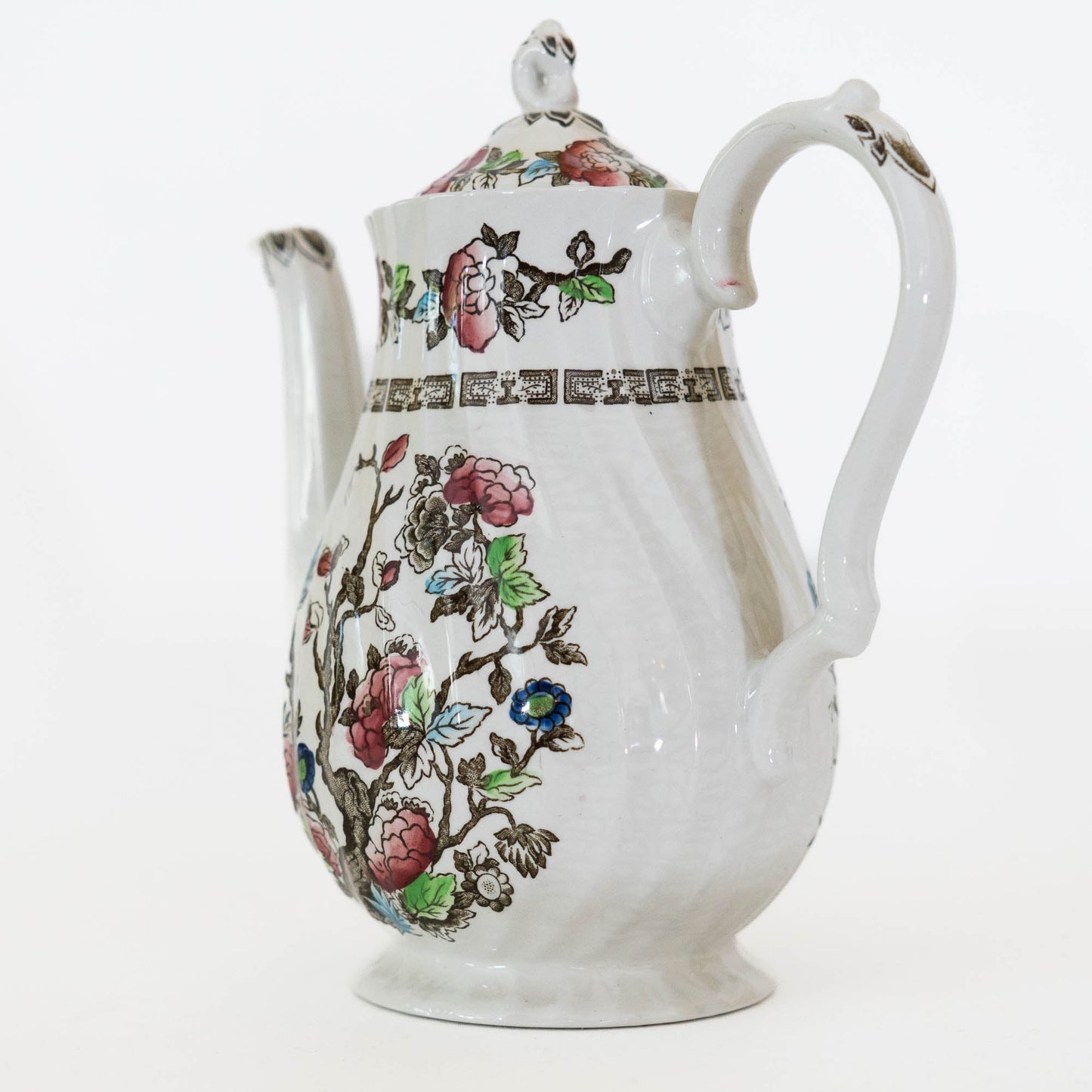 Vintage Teapot Indian Tree - Myott - 1940s - Tea Pot - The Vintage Tales