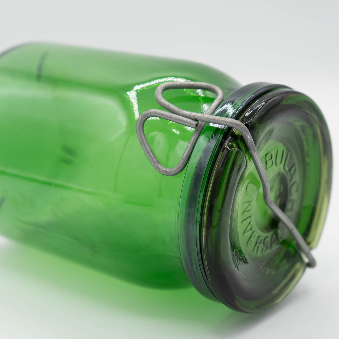 Wide Opening 1 Litre - 1940s Swiss "Bülach Glas" Preserving Jars - Storage Jar - The Vintage Tales